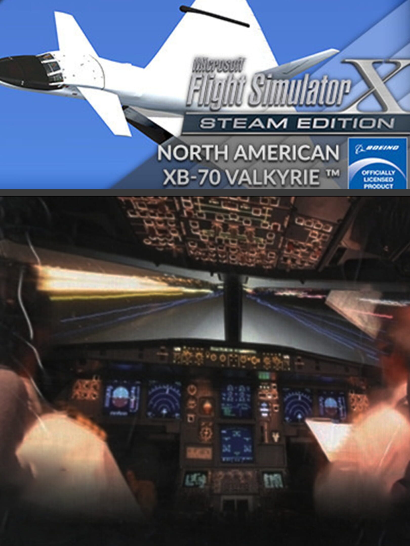 Microsoft Flight Simulator X: Steam Edition - North American XB-70 Valkyrie cover