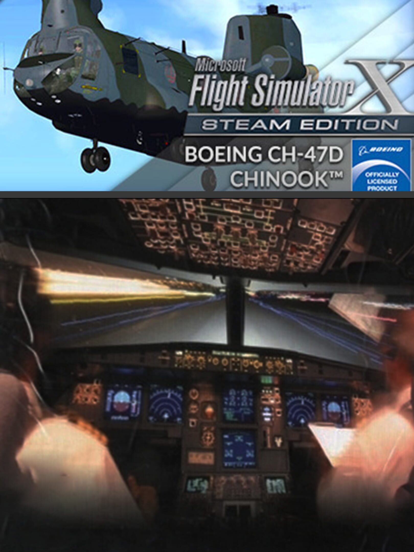 Microsoft Flight Simulator X: Steam Edition - Boeing-Vertol CH-47D Chinook cover
