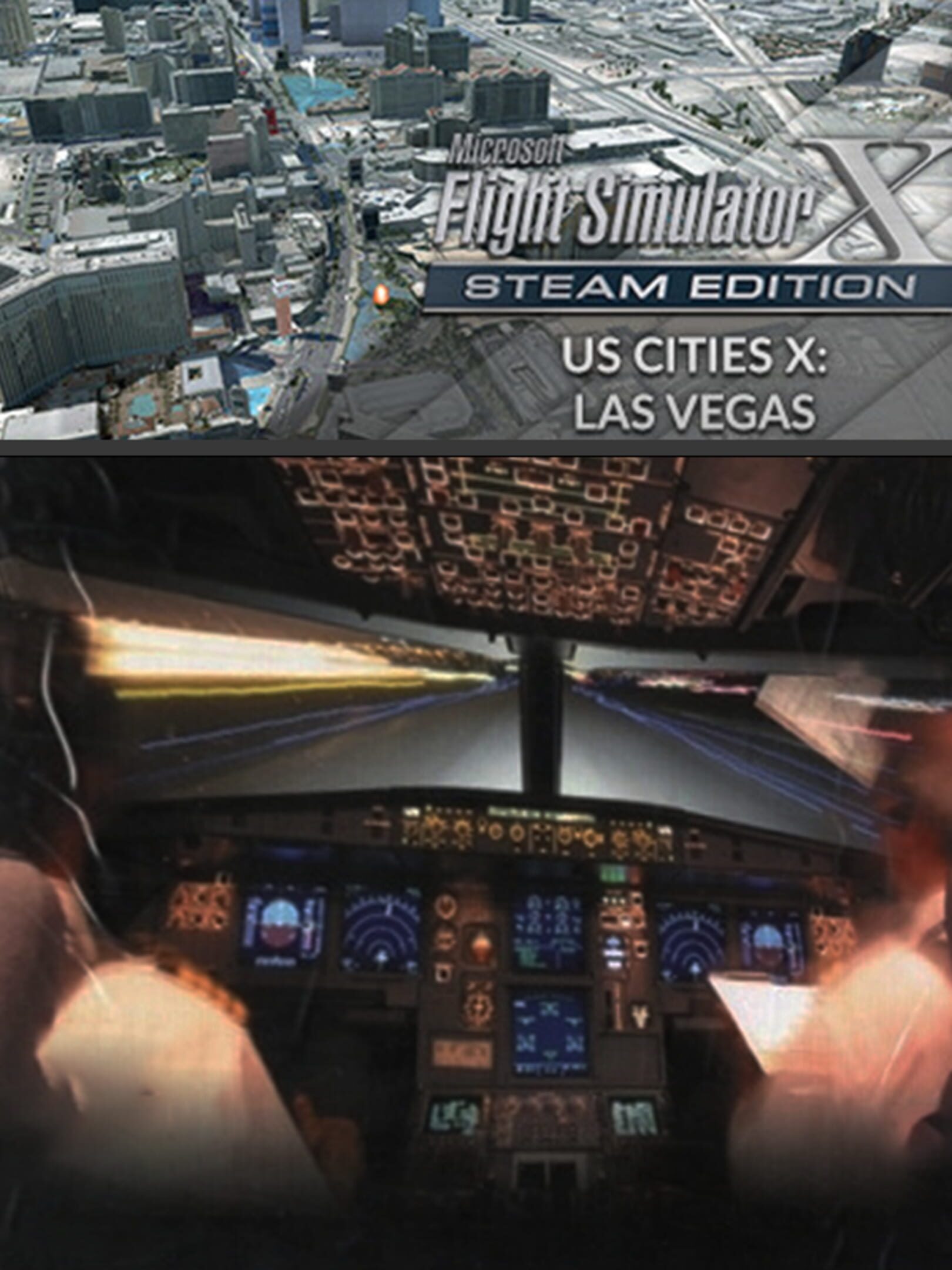 Microsoft Flight Simulator X: Steam Edition - US Cities X: Las Vegas cover