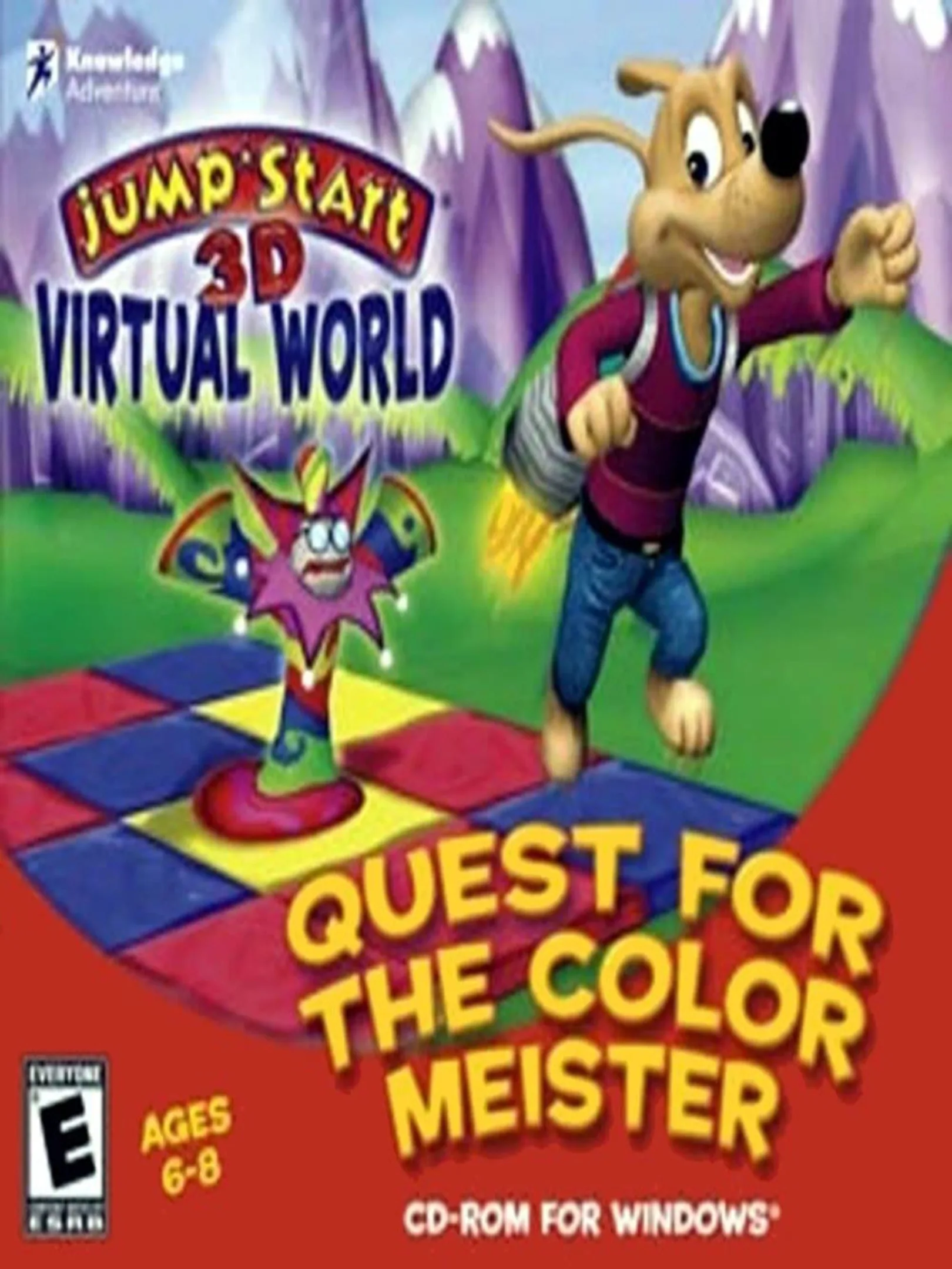 JumpStart 3D Virtual World Quest for the Color Meister Stash Games