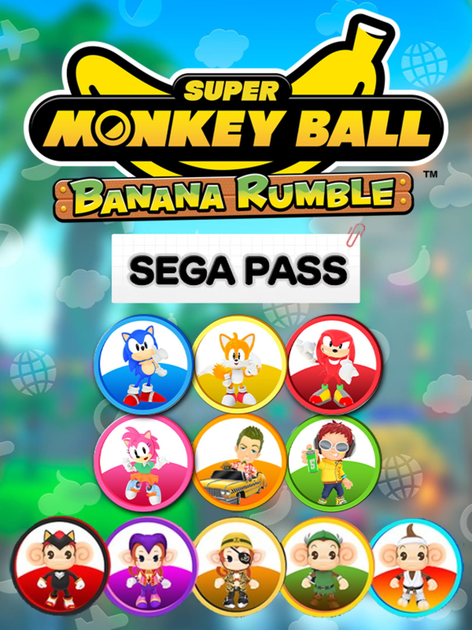 Super Monkey Ball: Banana Rumble - Sega Character Pass cover