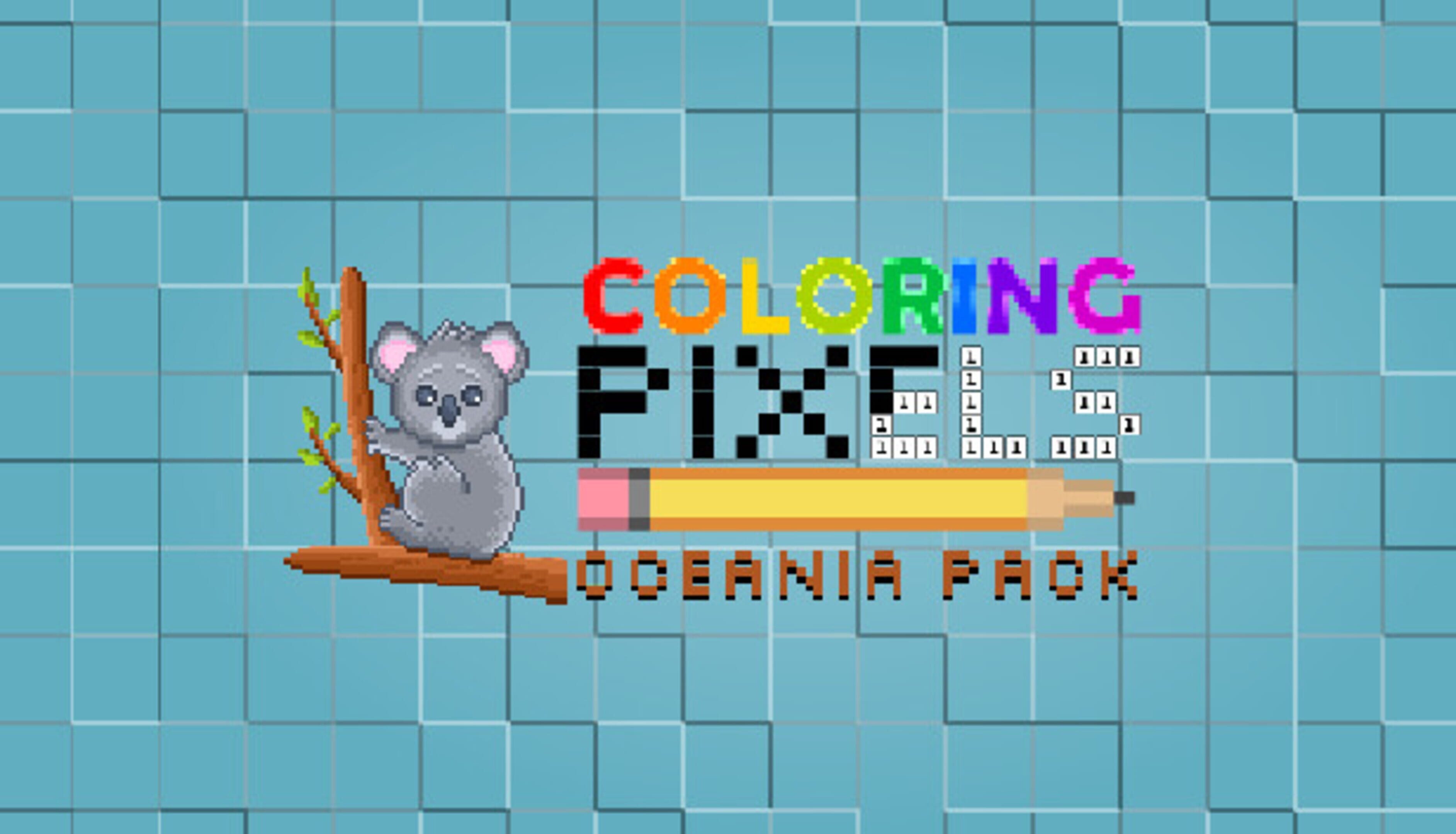 Coloring Pixels: Oceania Pack