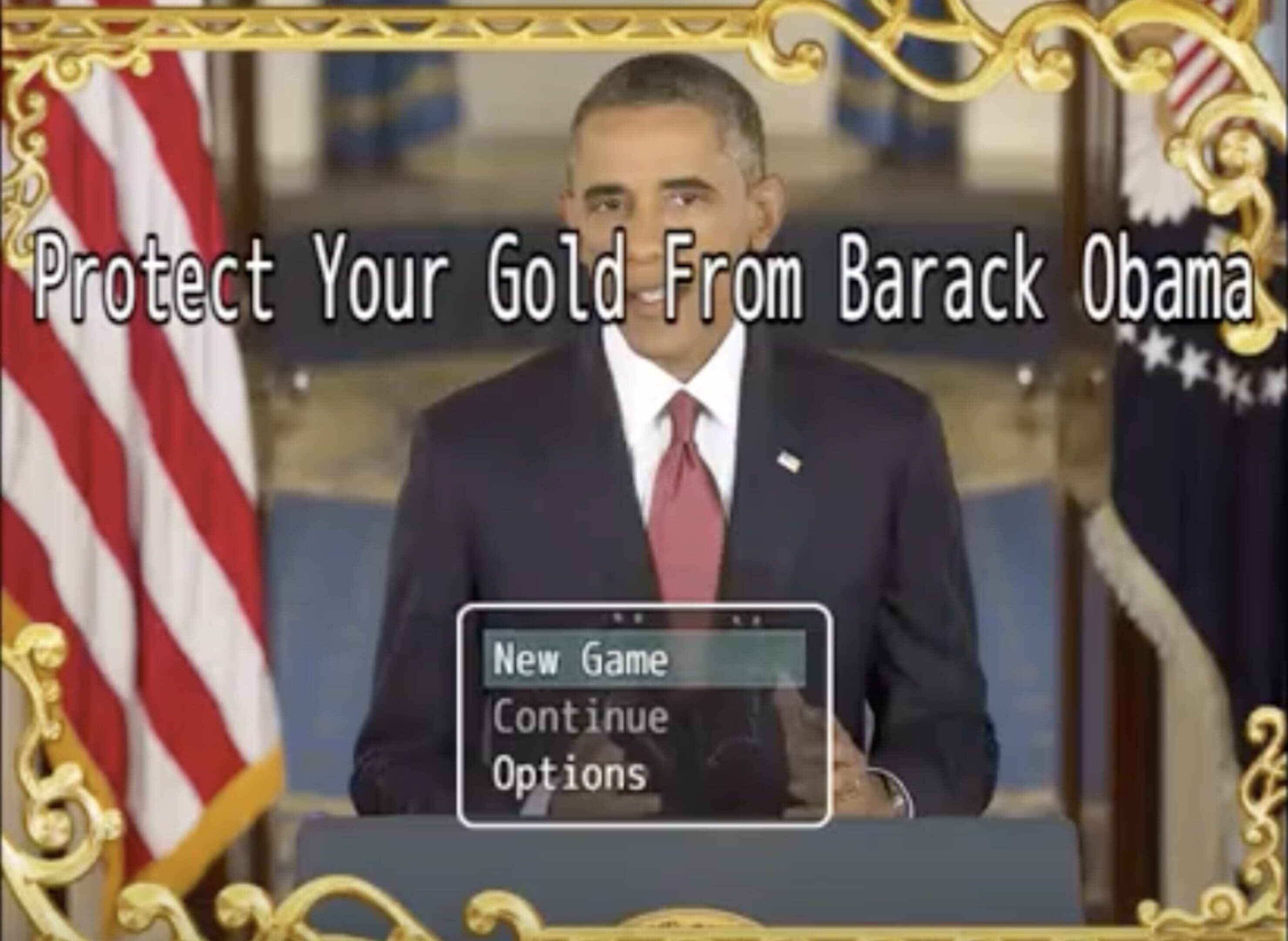 Protect Your Gold From Barack Obama cover