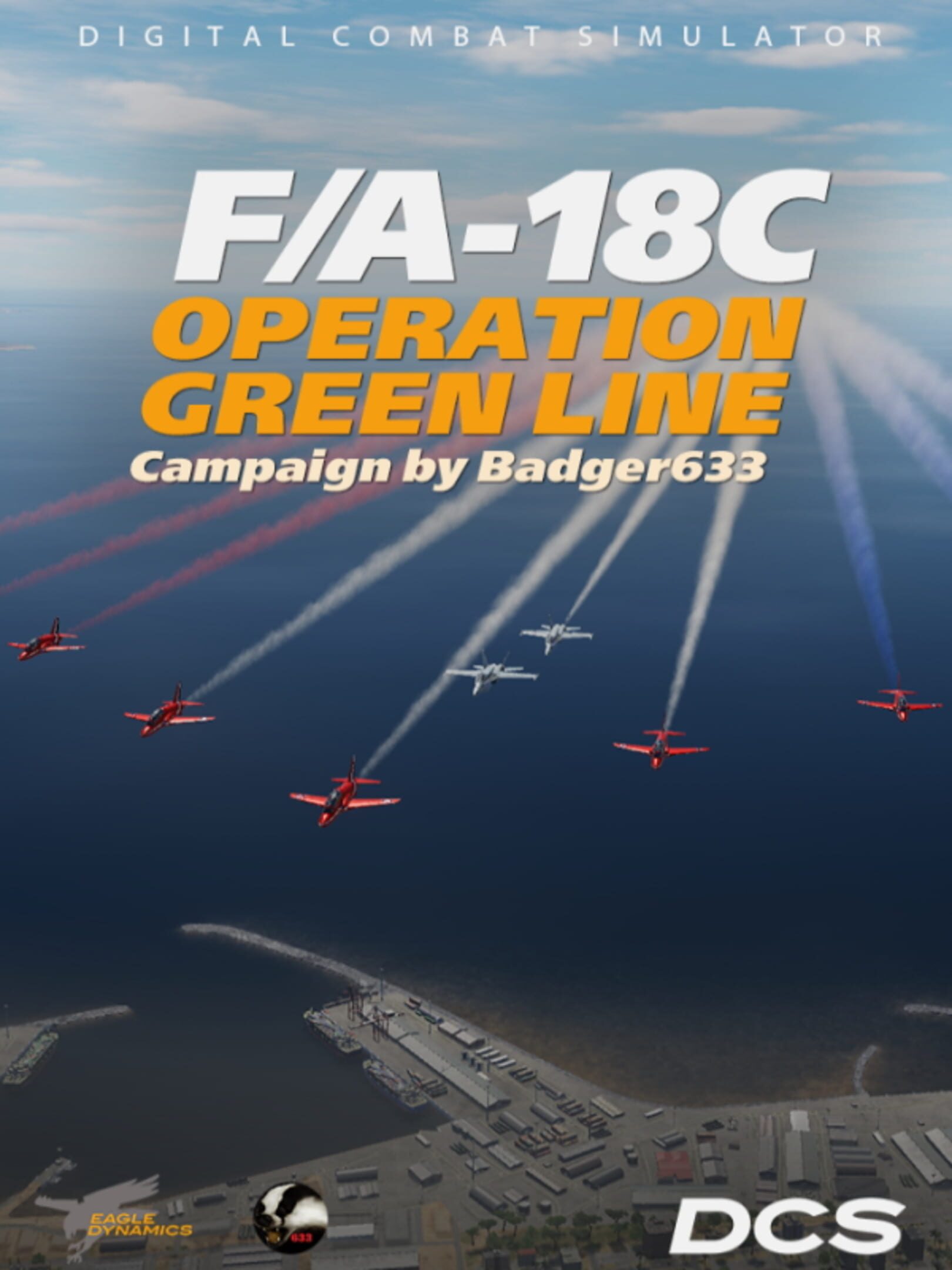 DCS World: F/A-18C Operation Green Line by BADGER633 cover