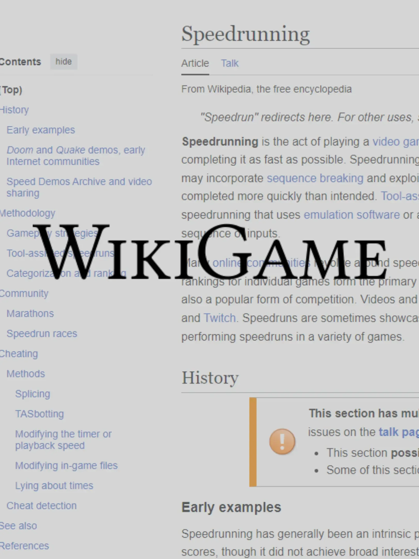 WikiGame | Stash - Games tracker