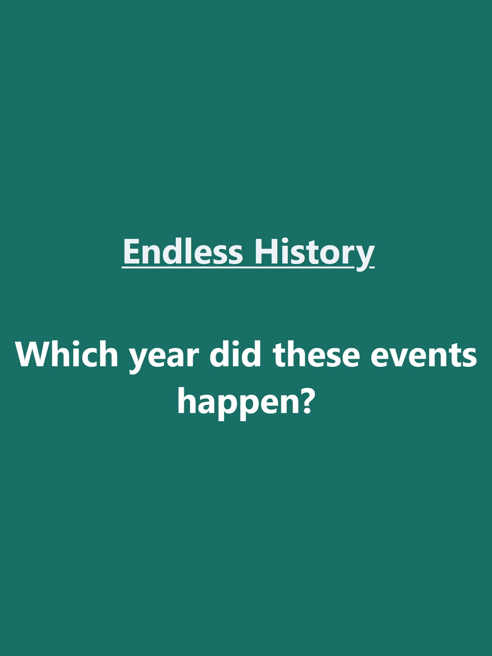 Endless History