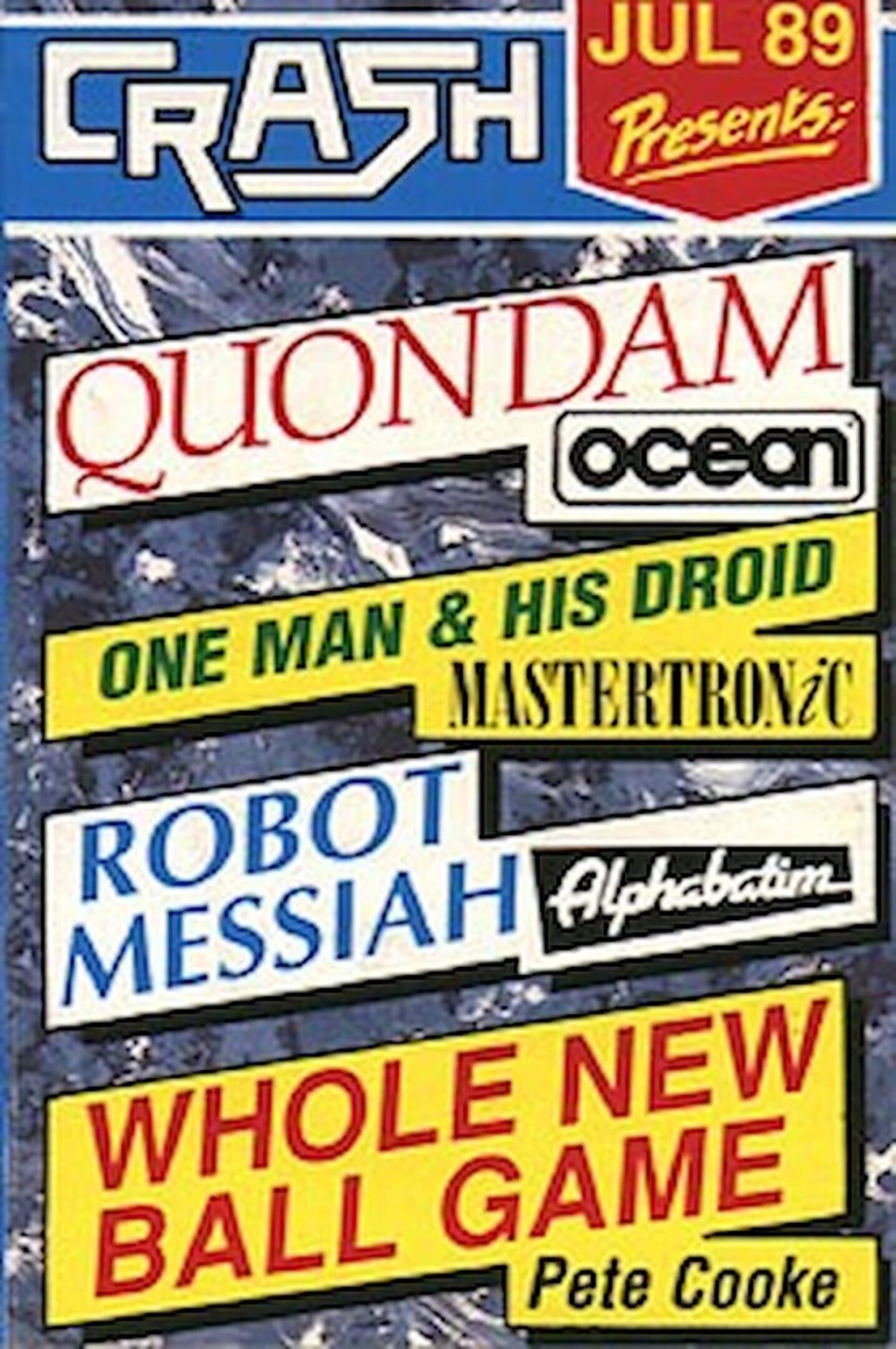 Crash Presents: July 1989 cover