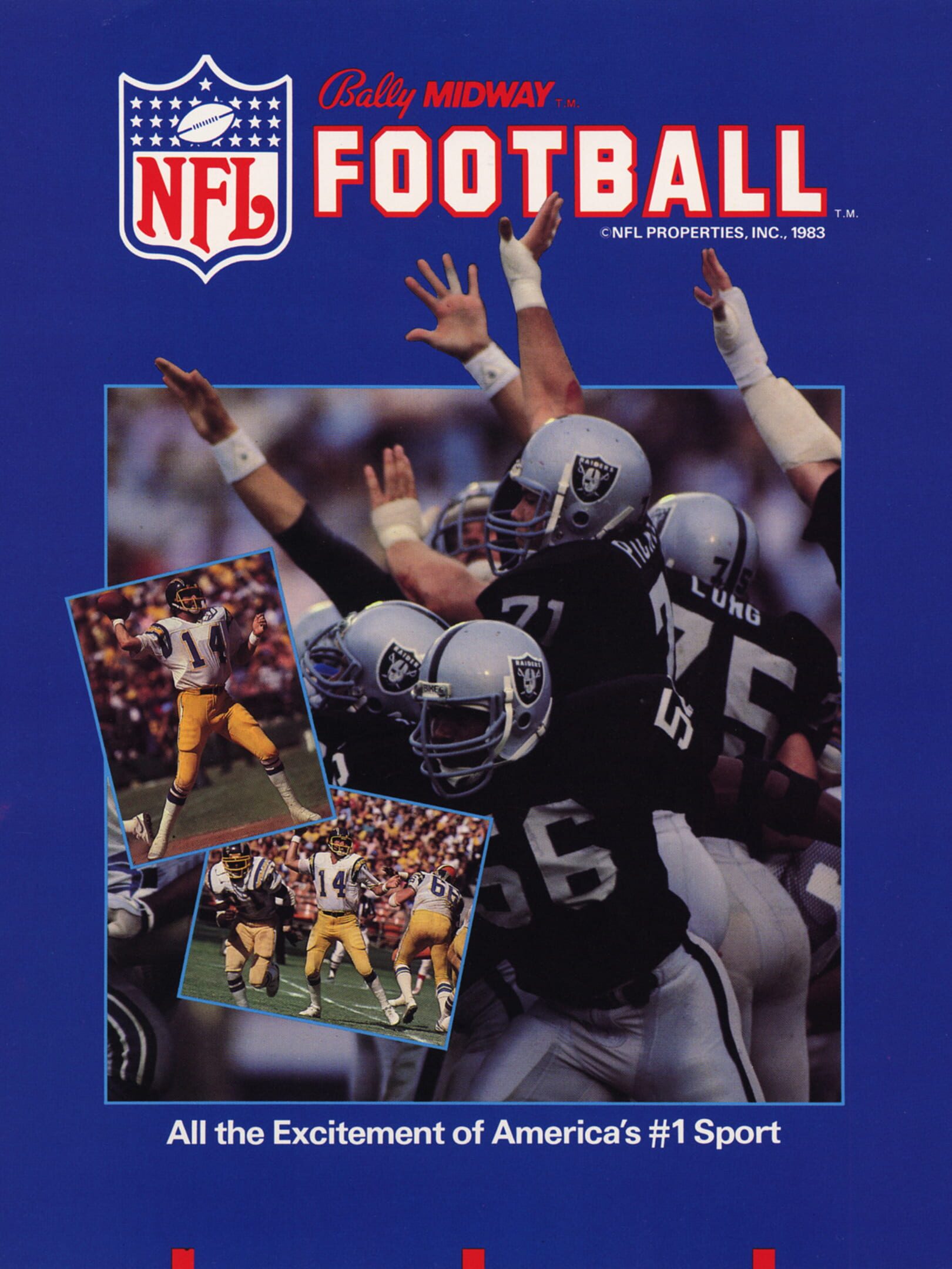NFL Football: San Diego Chargers/Los Angeles Raiders cover