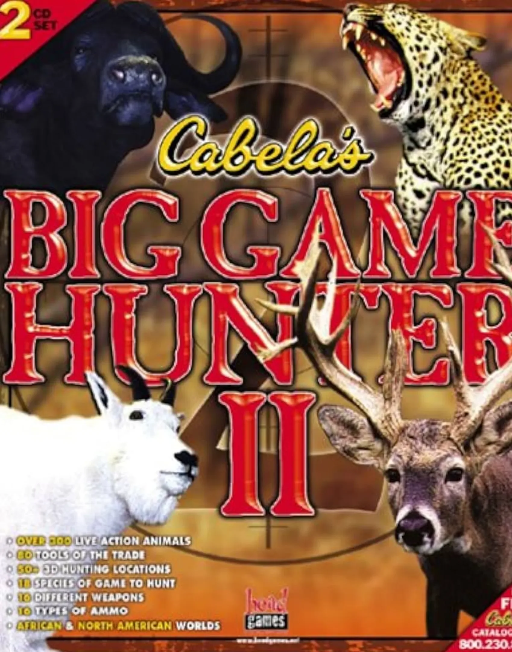 Cabela's Big Game Hunter II Stash Games tracker
