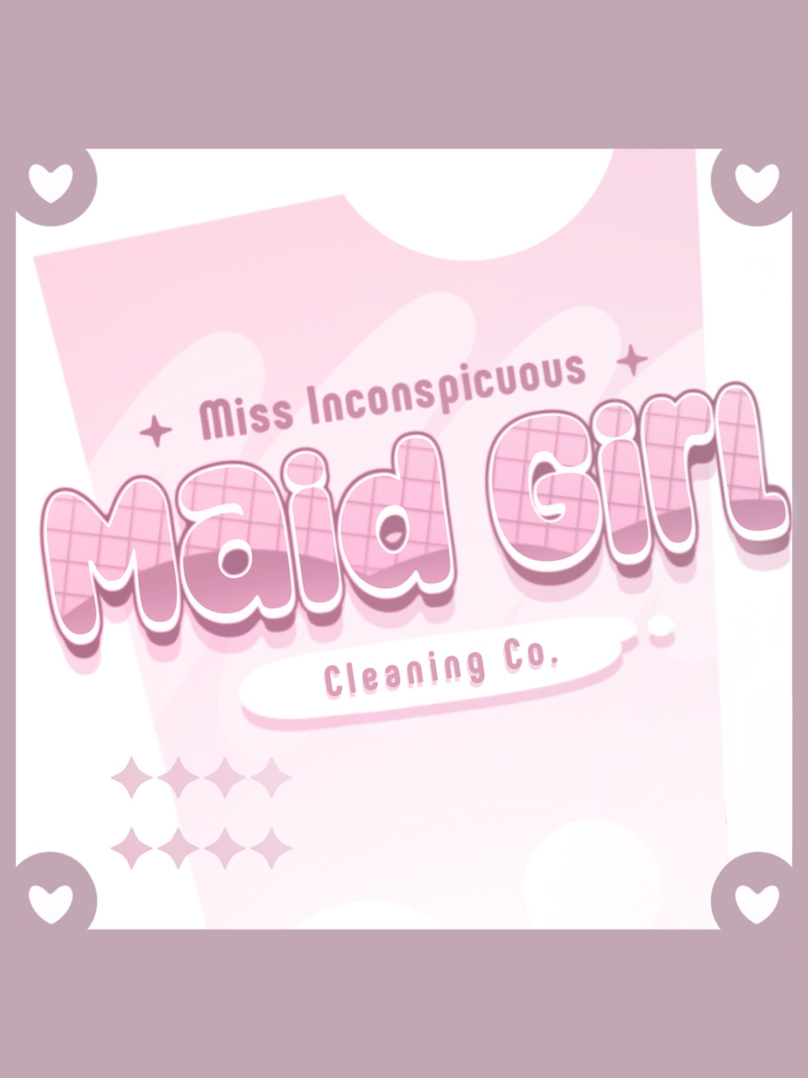 Miss Inconspicuous Maid Girl Cleaning Co. cover