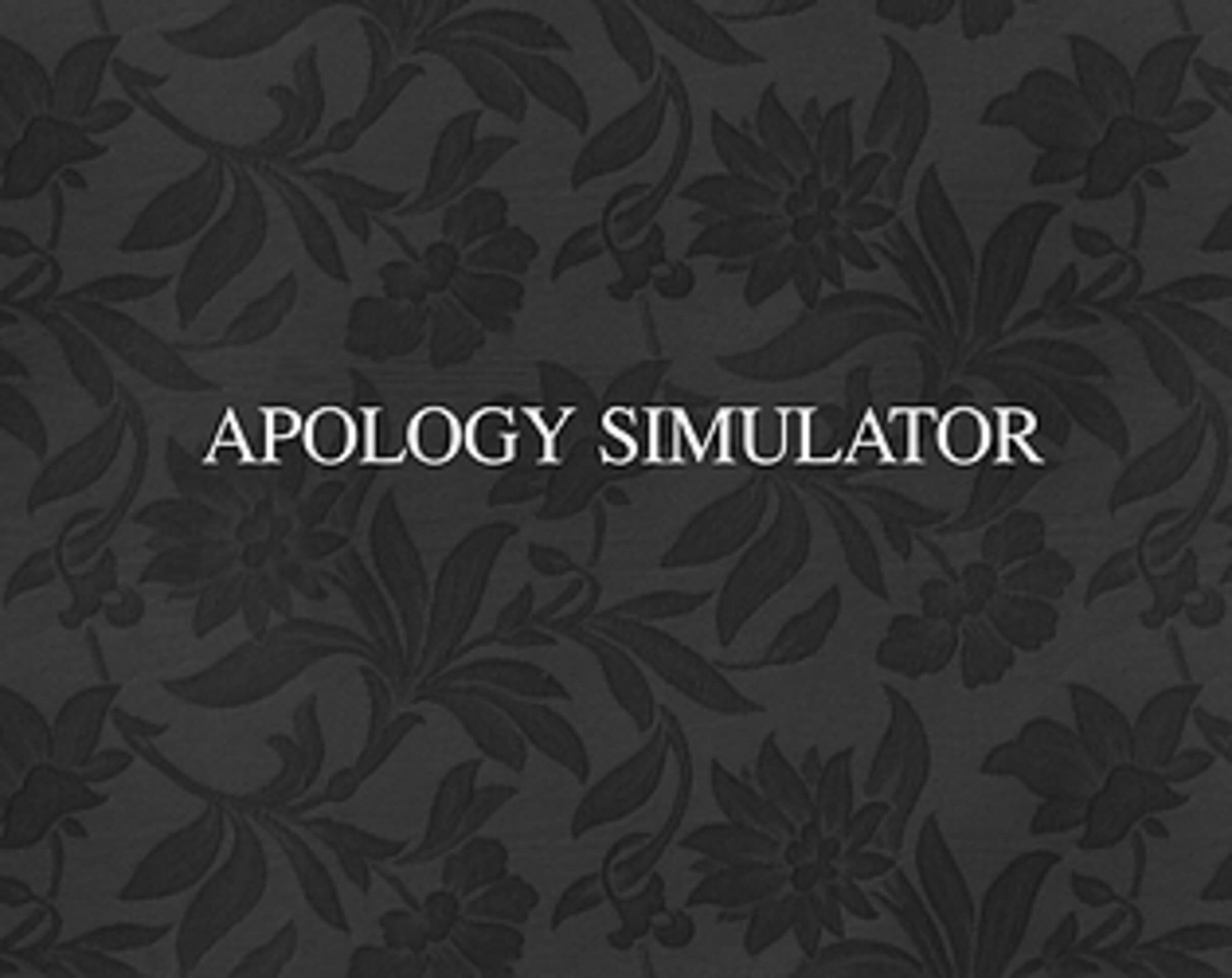 Apology Simulator cover