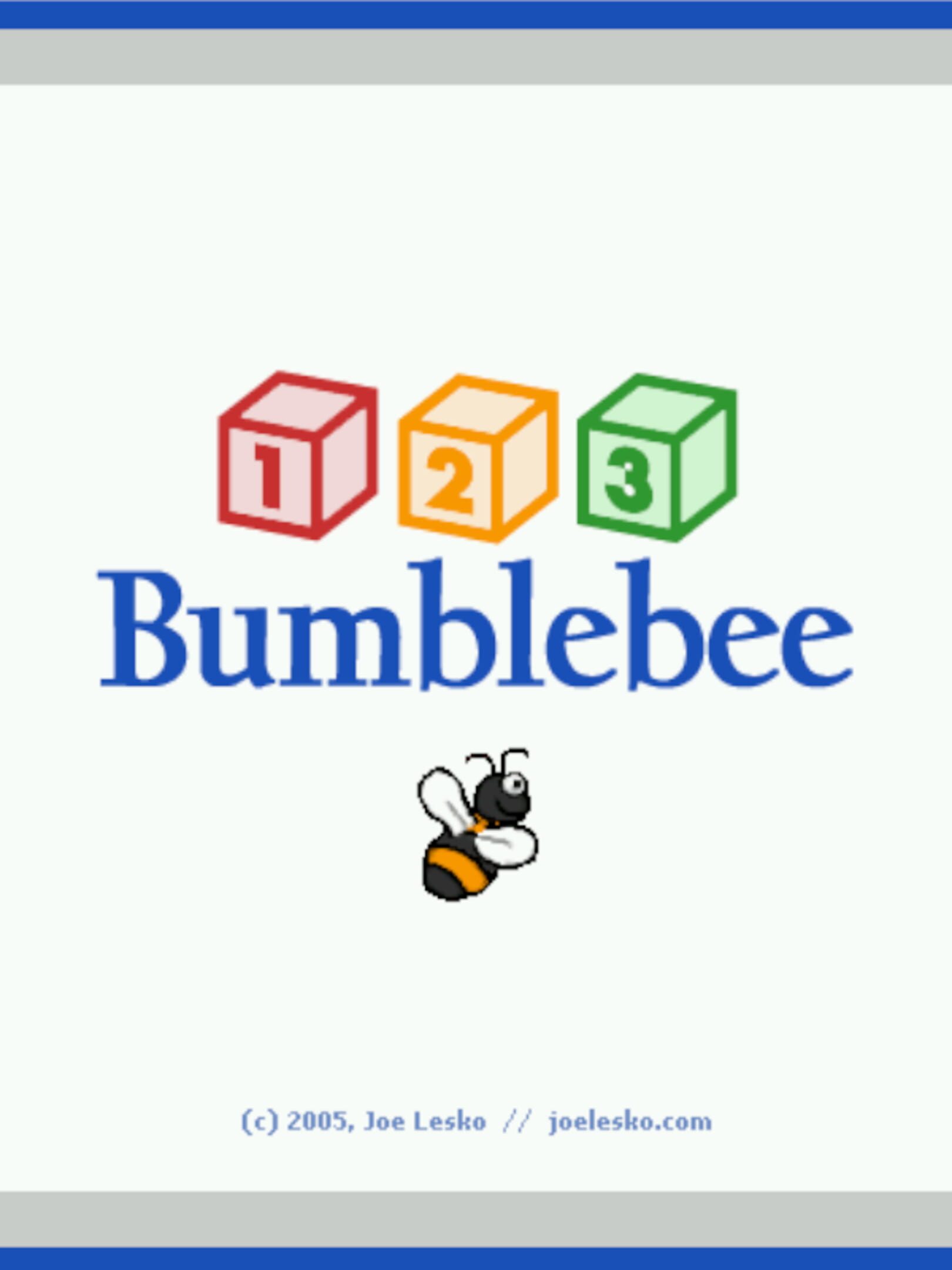 1-2-3 Bumblebee cover