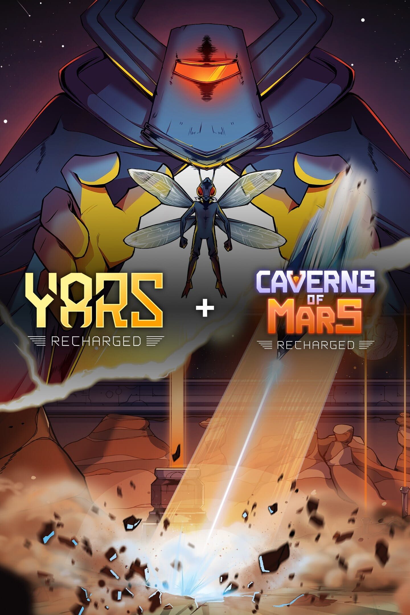 Atari Recharged Bundle: Yars + Caverns of Mars cover