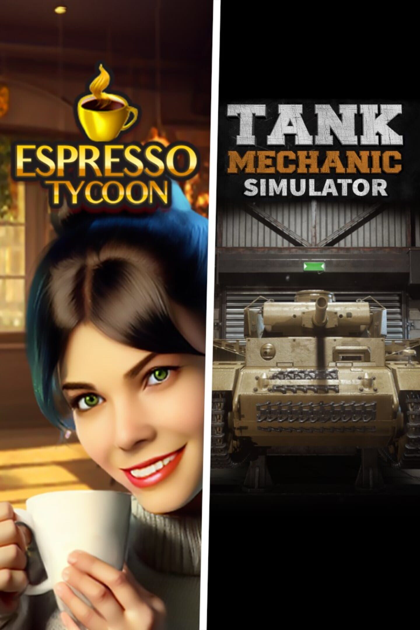 Espresso Tycoon & Tank Mechanic Simulator cover