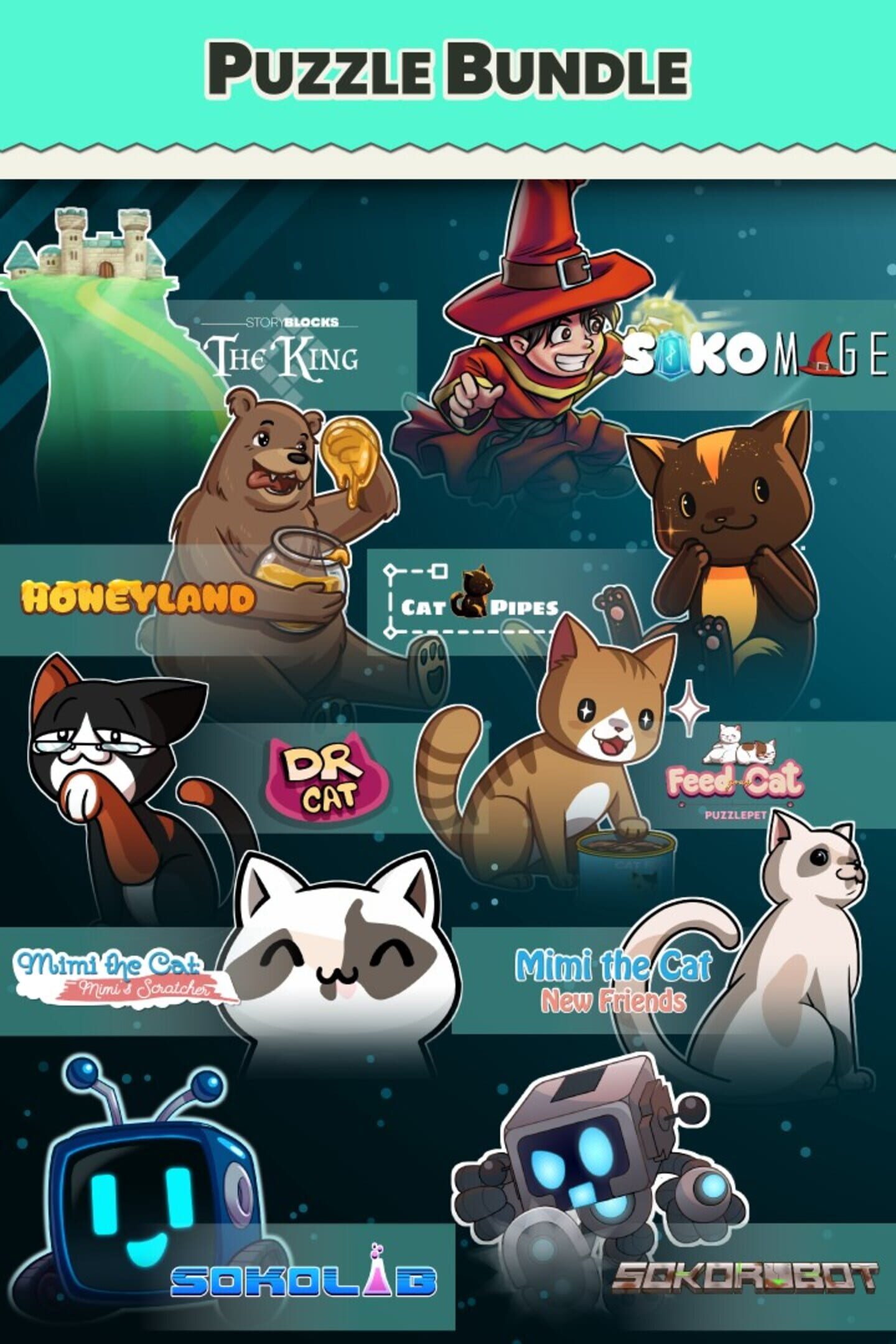 Storyblocks + Cat Games + Soko Games cover