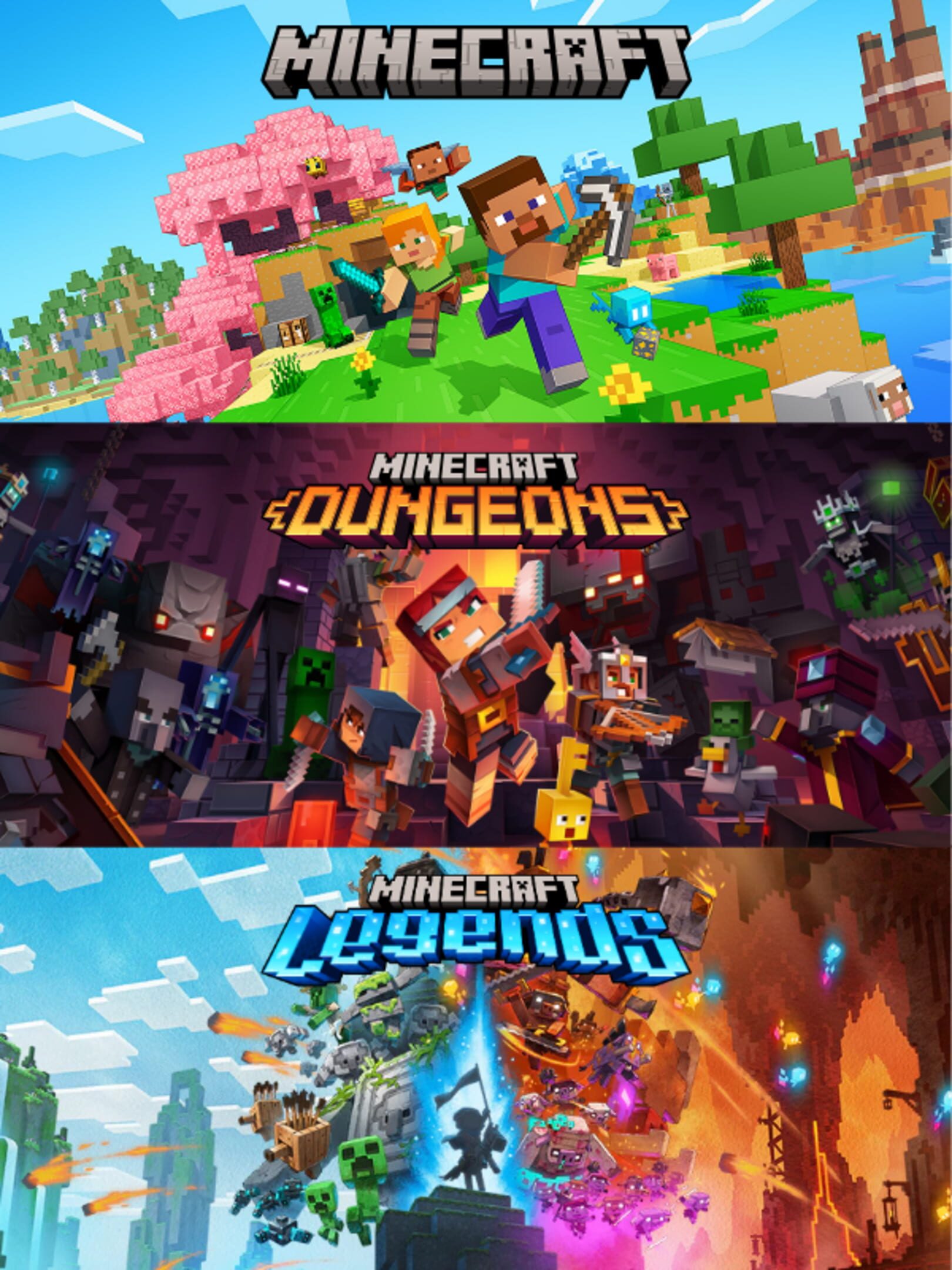 Minecraft Triple Bundle
