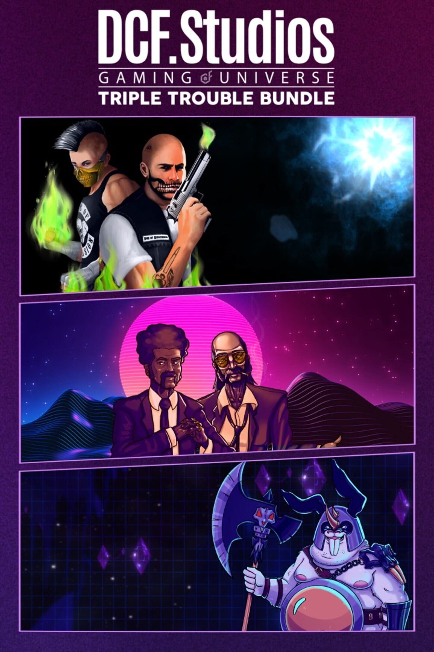 DCF Universe Triple Trouble Bundle cover