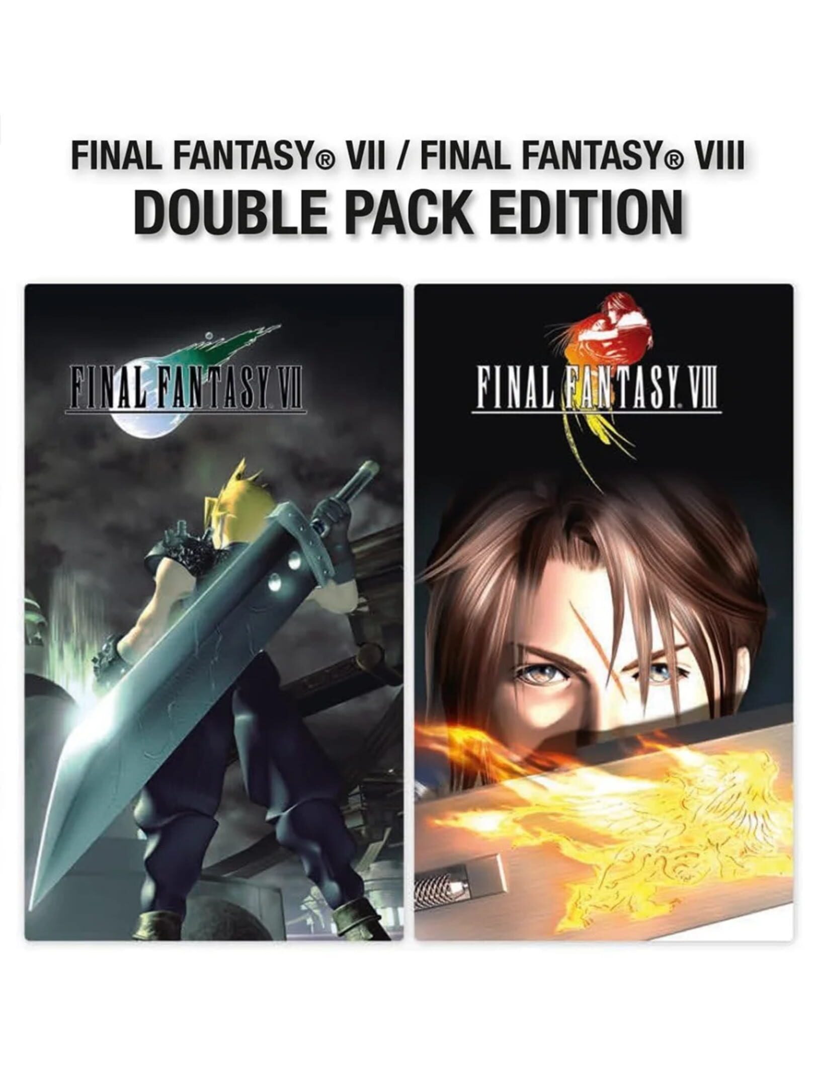Final Fantasy VII + VIII Double Pack cover