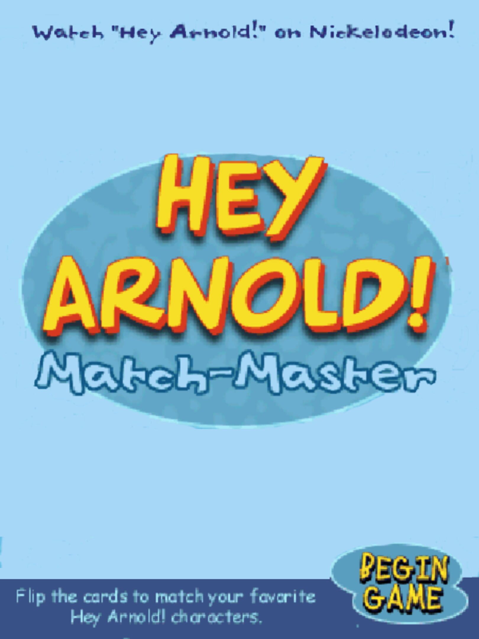 Hey Arnold!: Match-Master cover