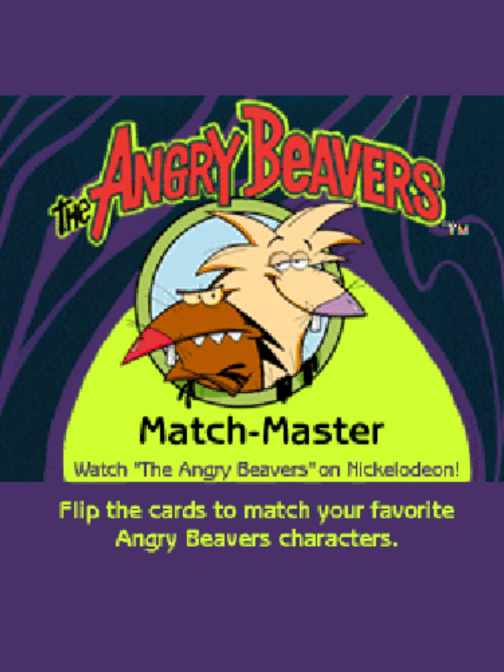 The Angry Beavers: Match-Master cover