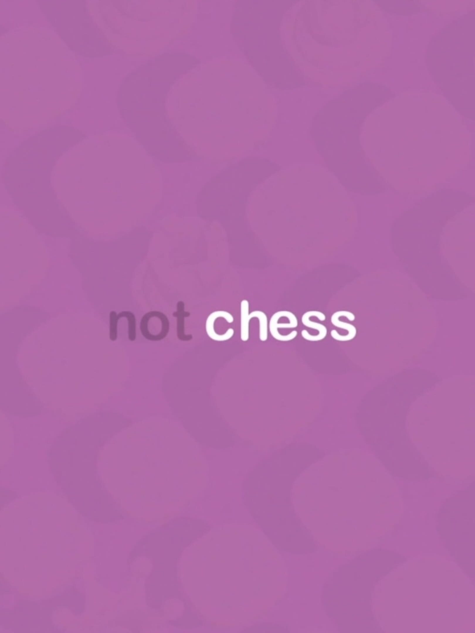 Not Chess cover