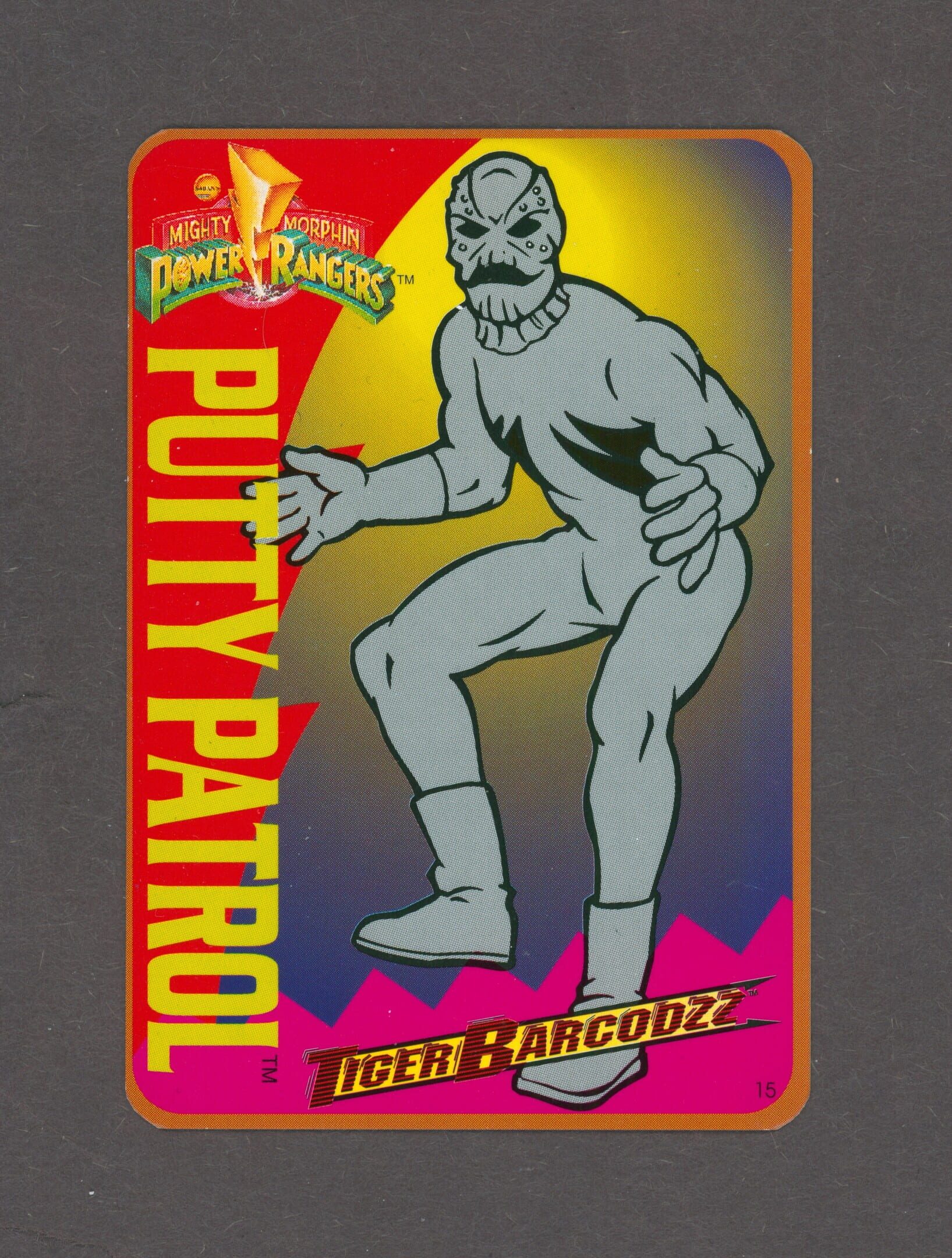 Mighty Morphin Power Rangers: Tiger Barcodzz - 15: Putty Patrol