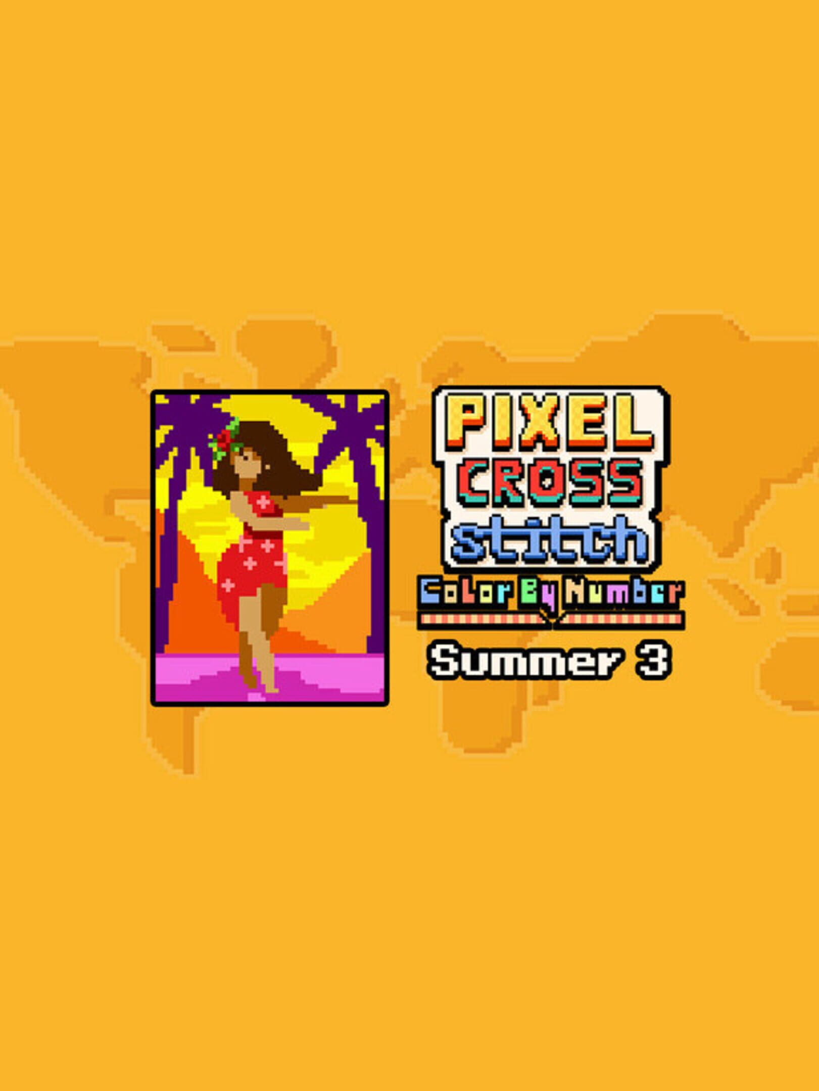 Pixel Cross Stitch: Color by Number - Summer Pack 3 cover