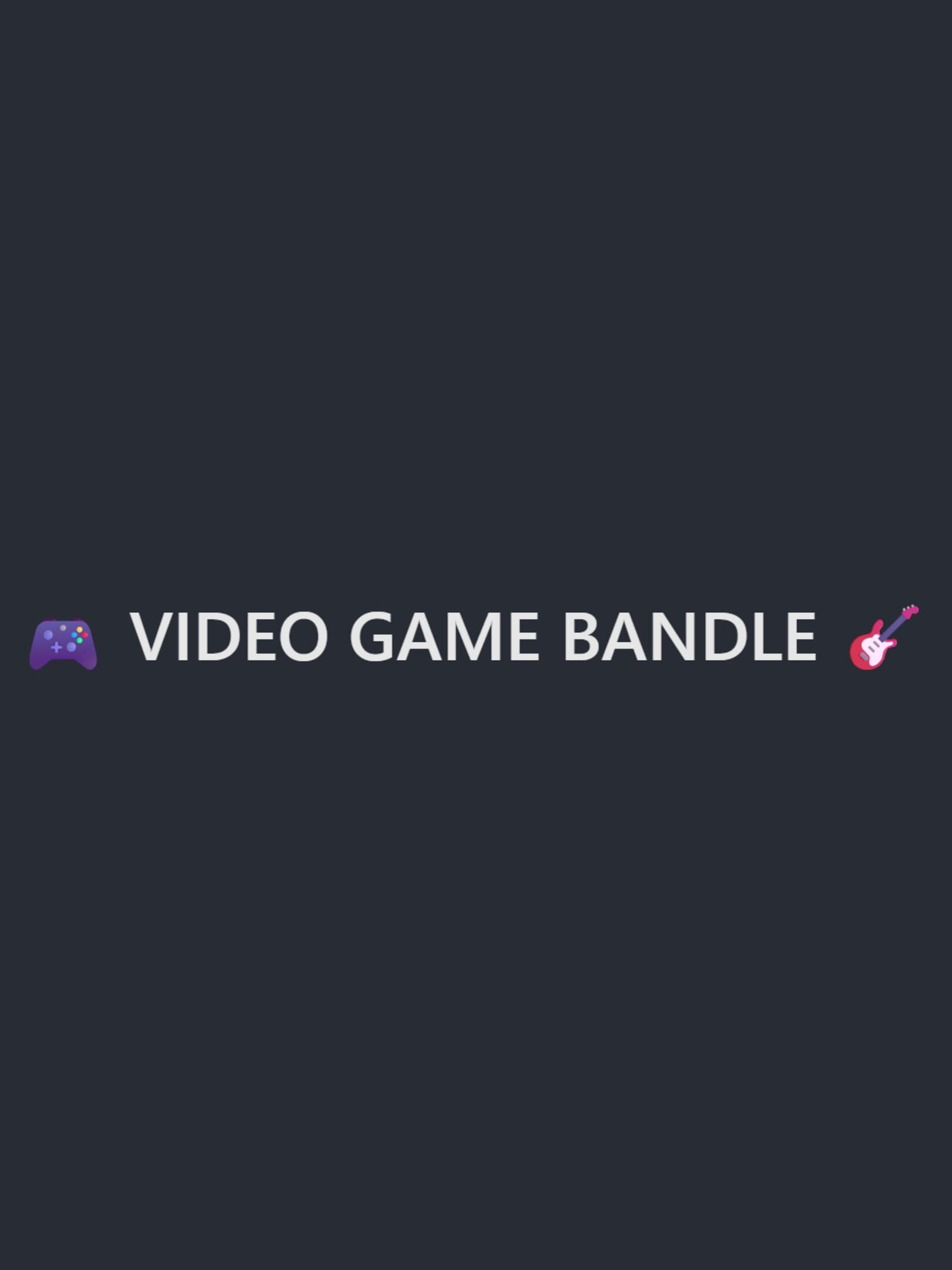 Video Game Bandle cover