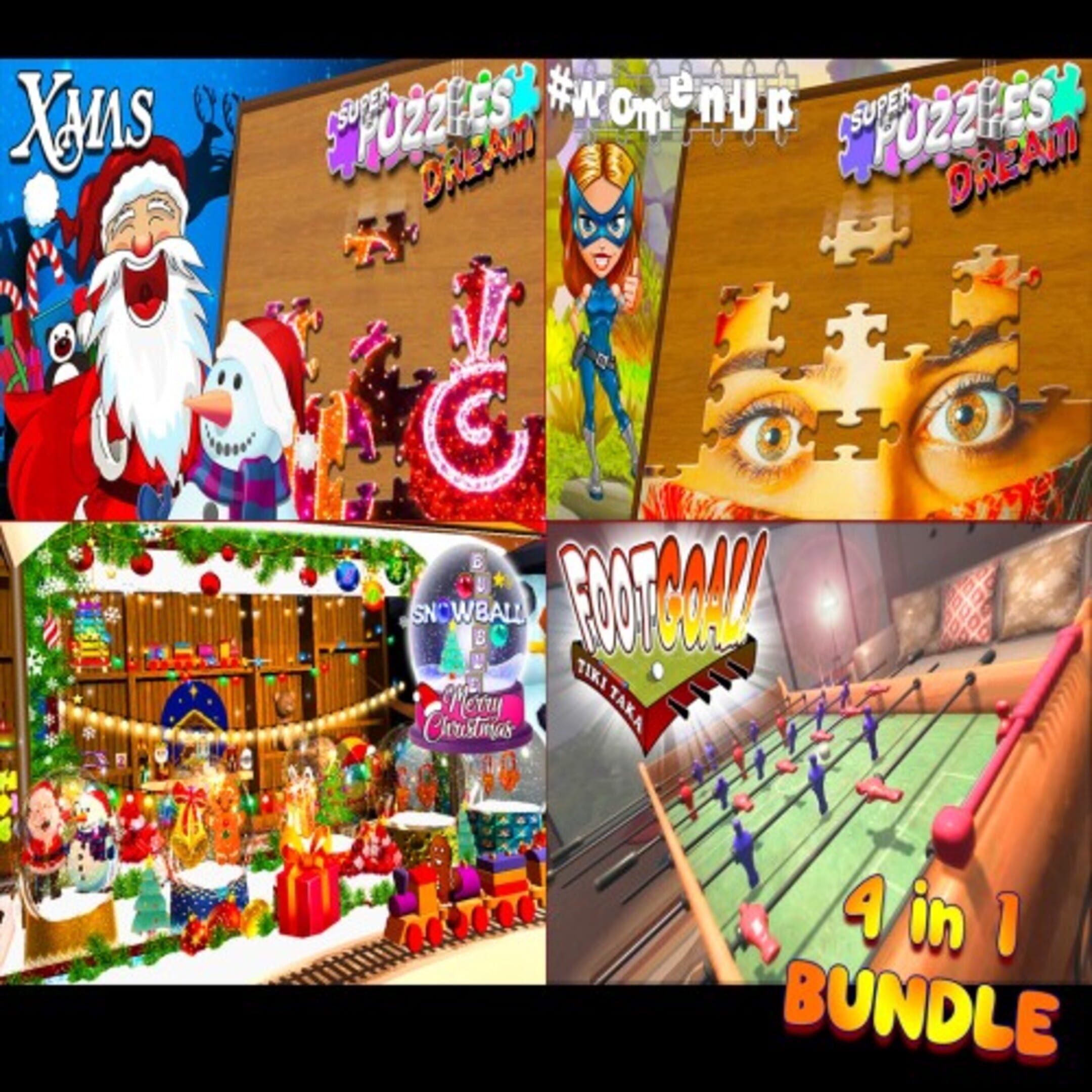 4 in 1 Bundle Creative Puzzles & Table Football cover