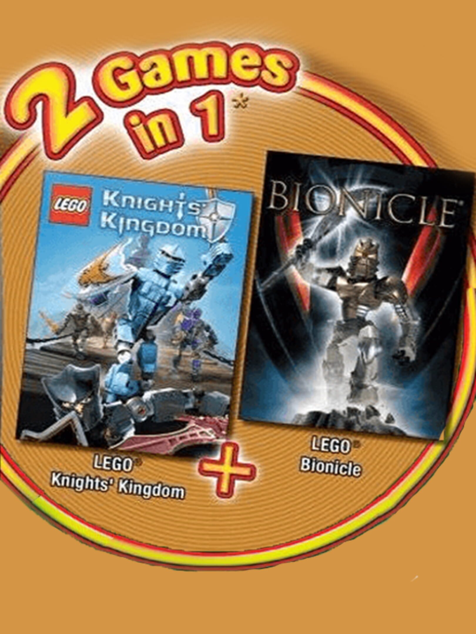 2 Games In 1: LEGO Knights' Kingdom + LEGO Bionicle cover