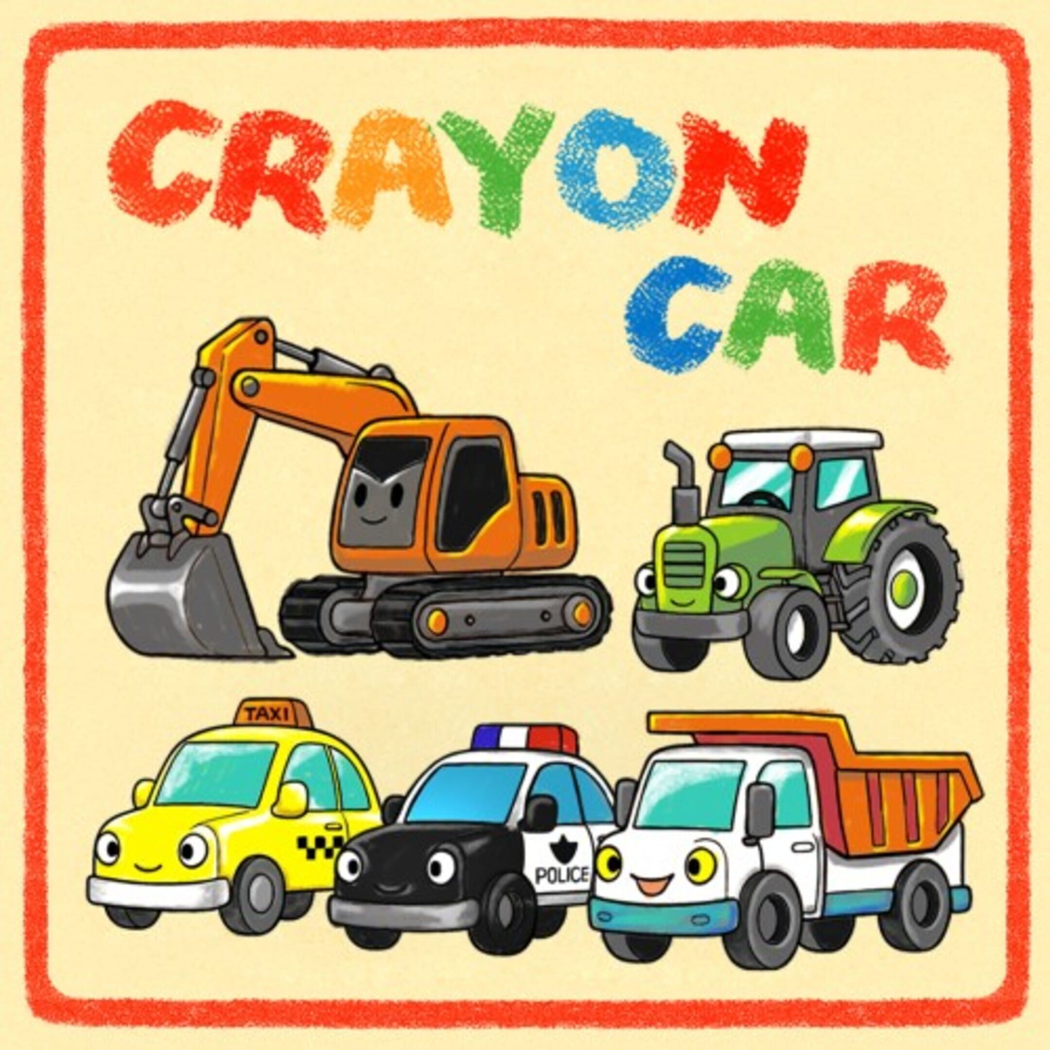 Crayon Car cover