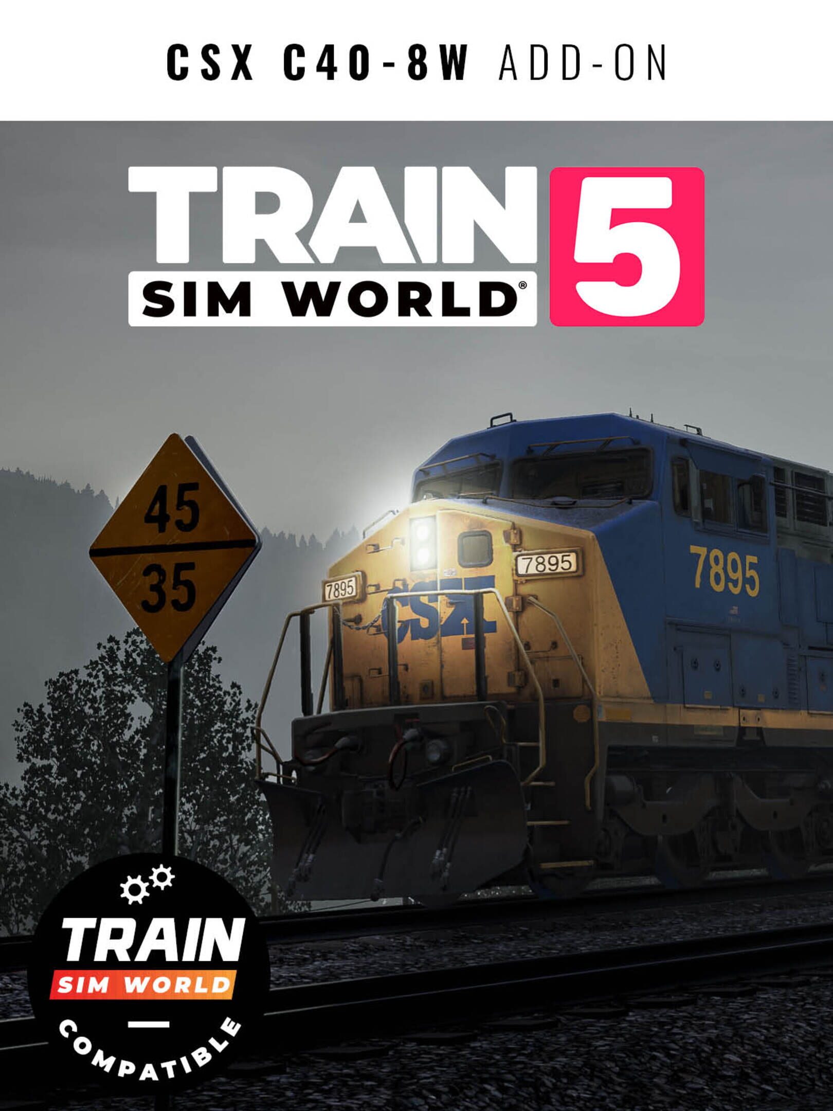Train Sim World 5: CSX C40-8W Loco Add-On cover