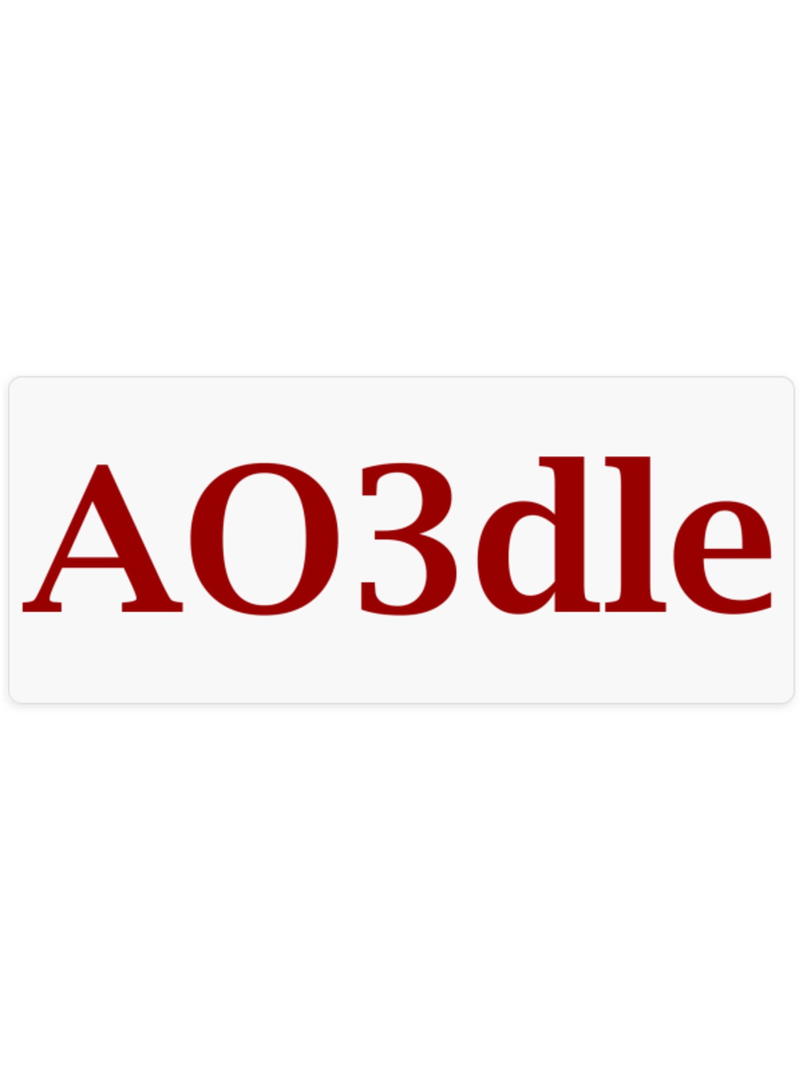 AO3dle cover
