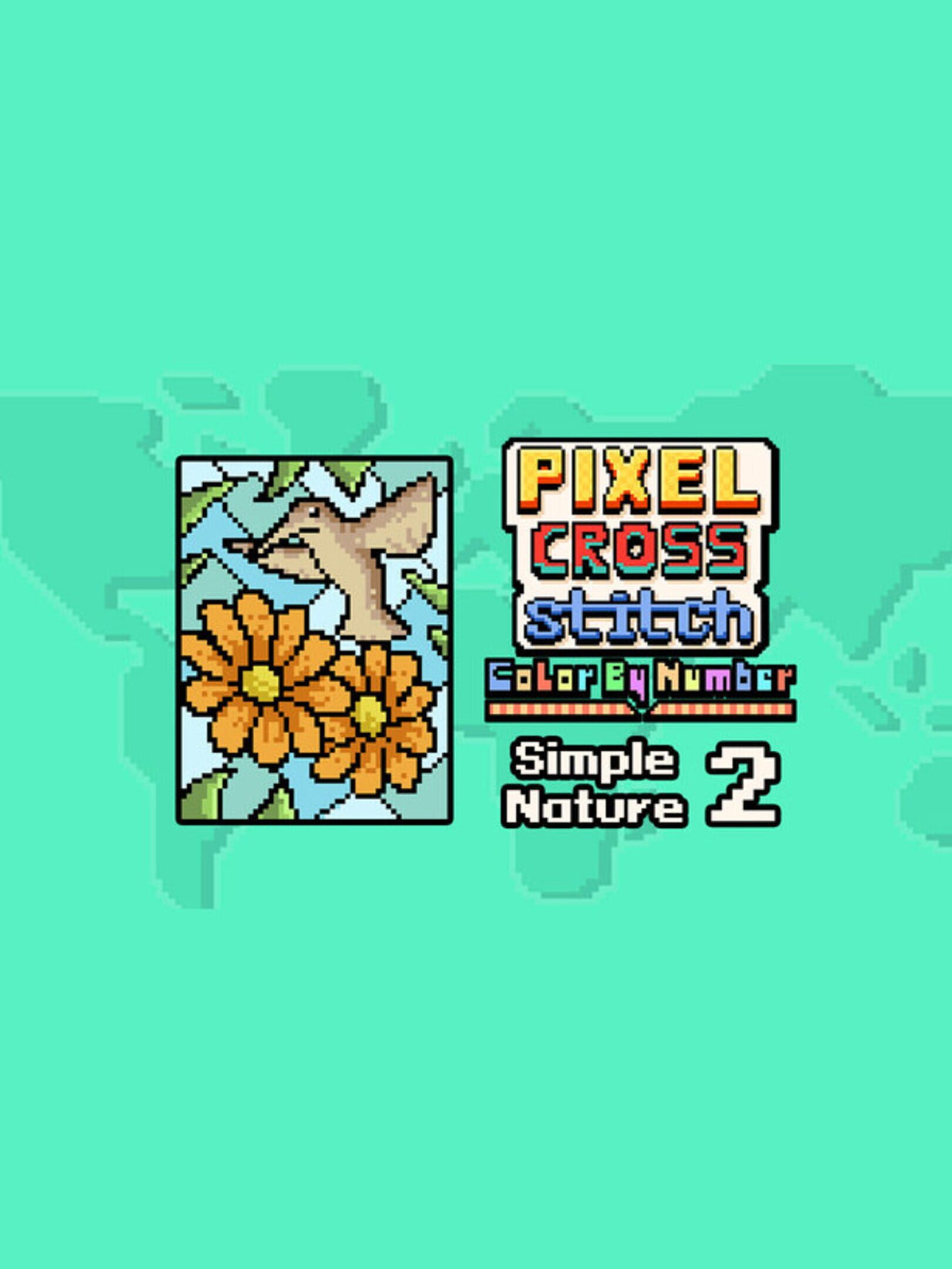 Pixel Cross Stitch: Color by Number - Simple Nature Pack 2 cover