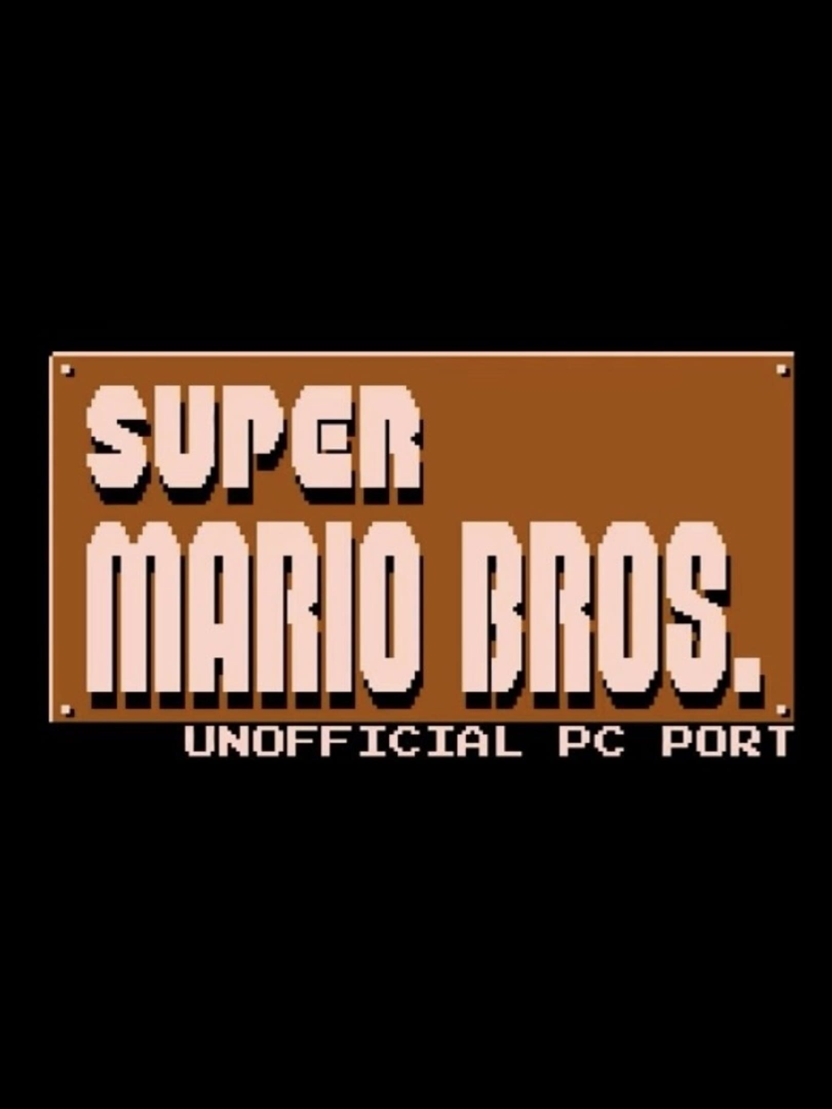 Super Mario Bros: Unofficial PC Port cover