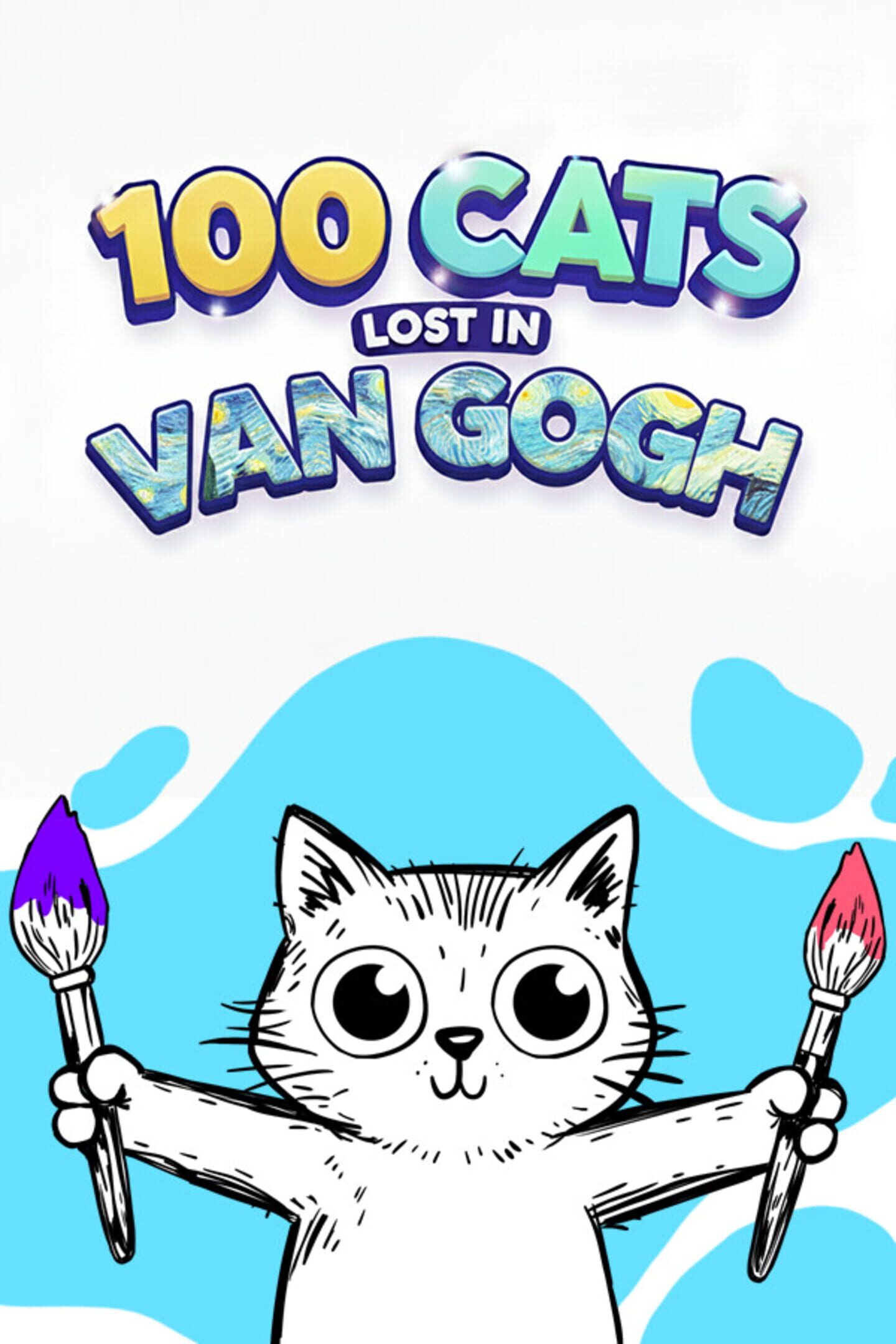 100 Cats Lost in Van Gogh’s Brushstrokes