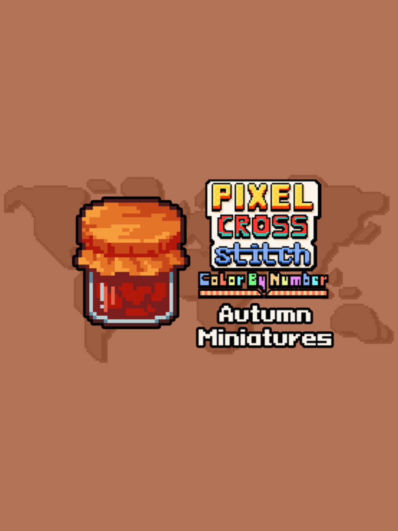Pixel Cross Stitch: Color by Number - Autumn Miniatures Pack cover