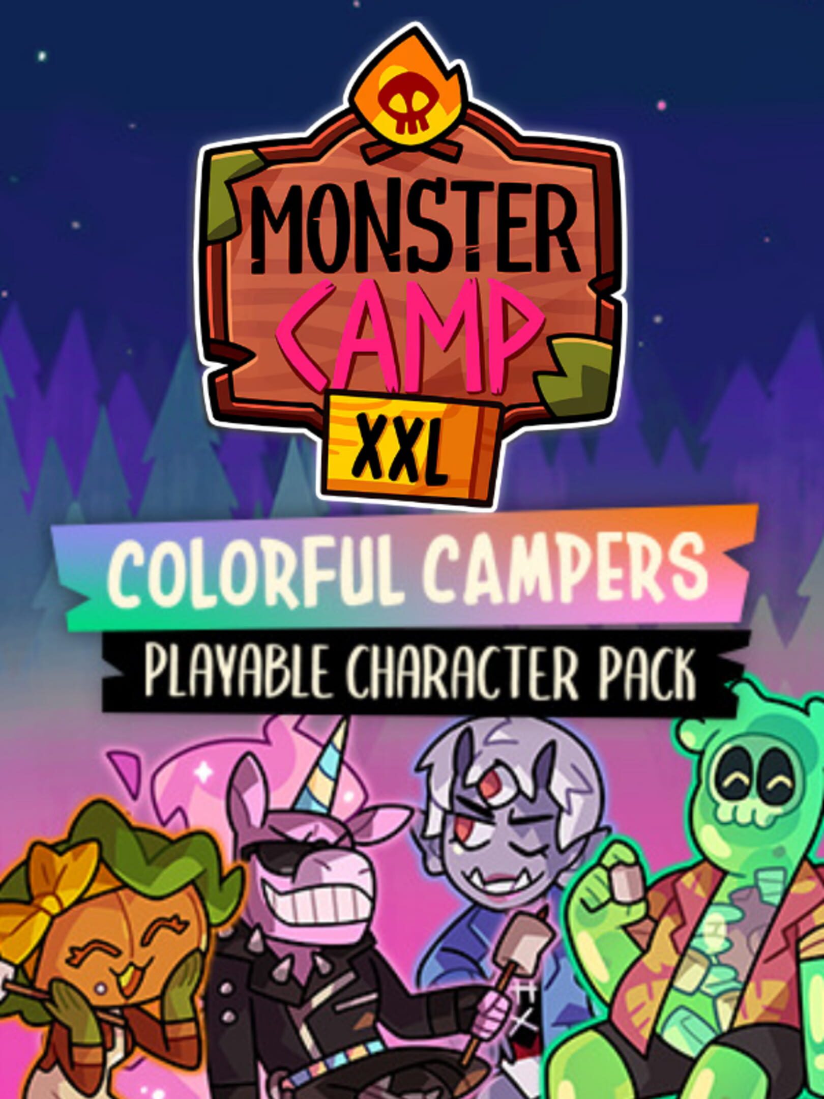 Monster Prom 2: Monster Camp XXL Character Pack - Colorful Campers