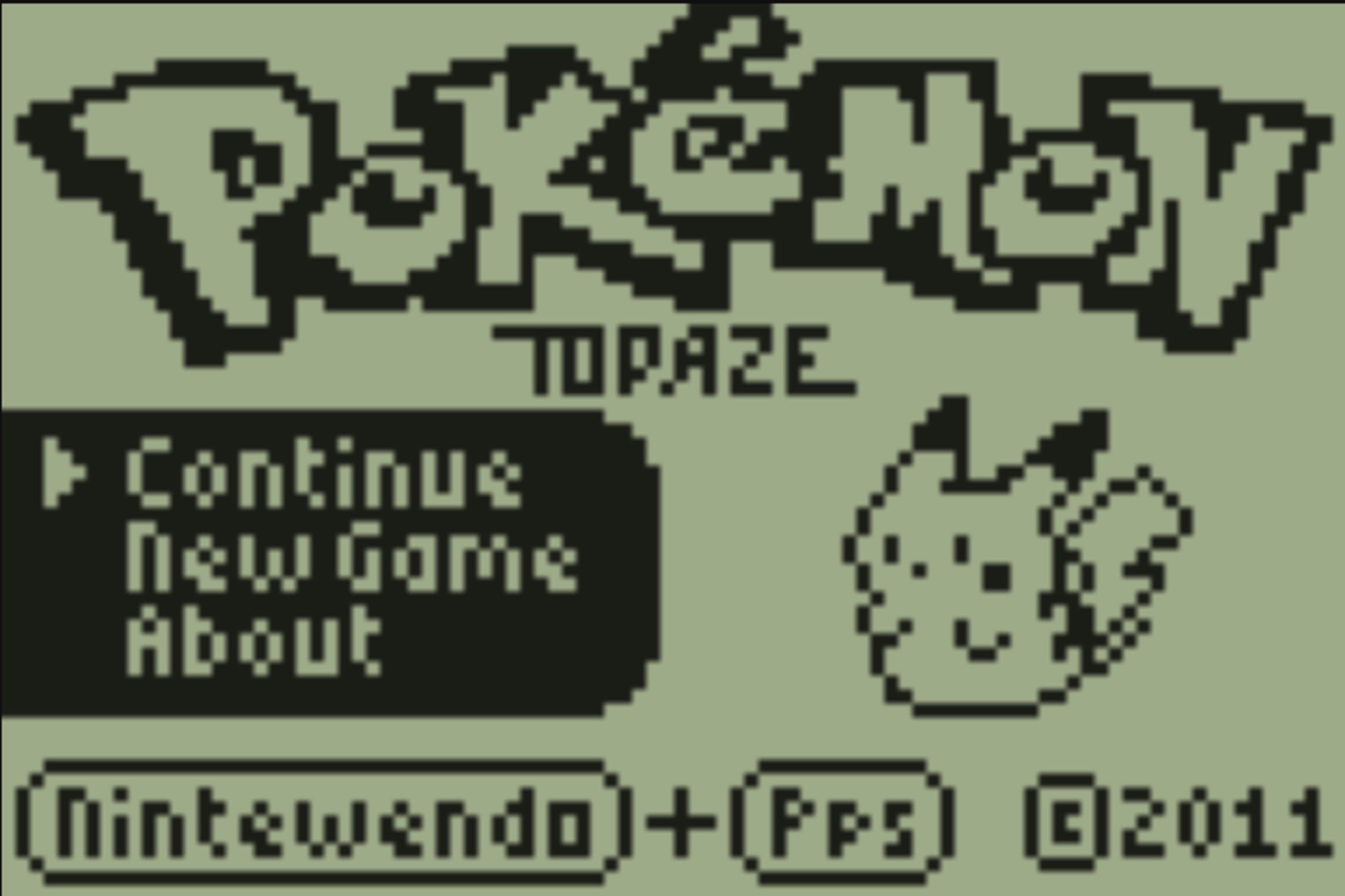 Pokemon Topaz cover