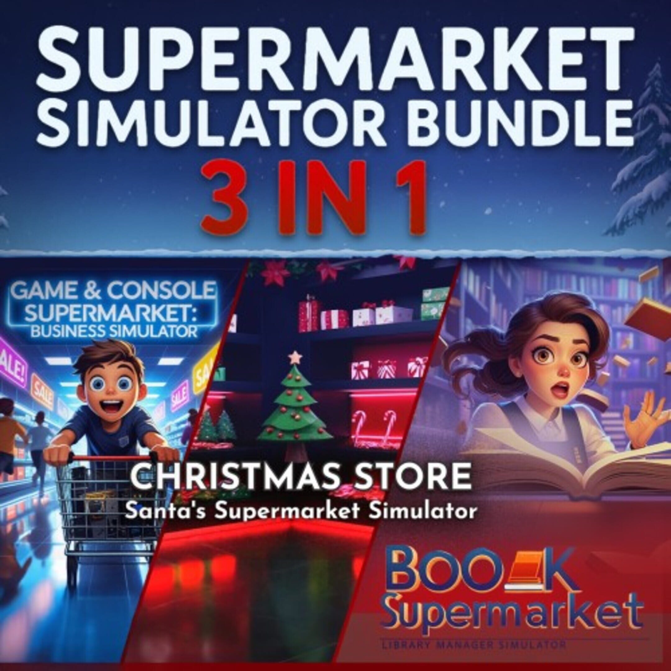 Supermarket Simulator Bundle 3 in 1 cover