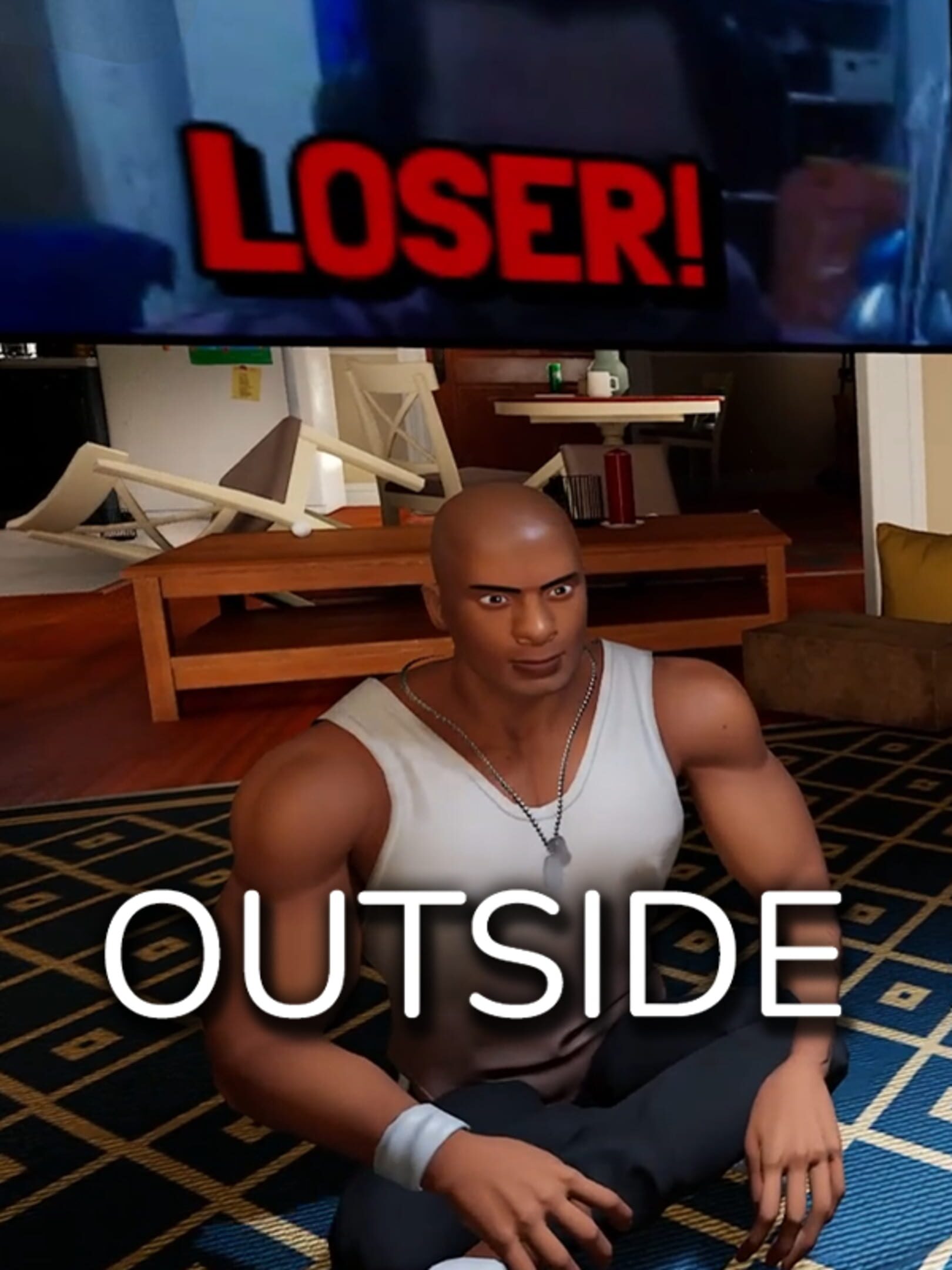 Outside
