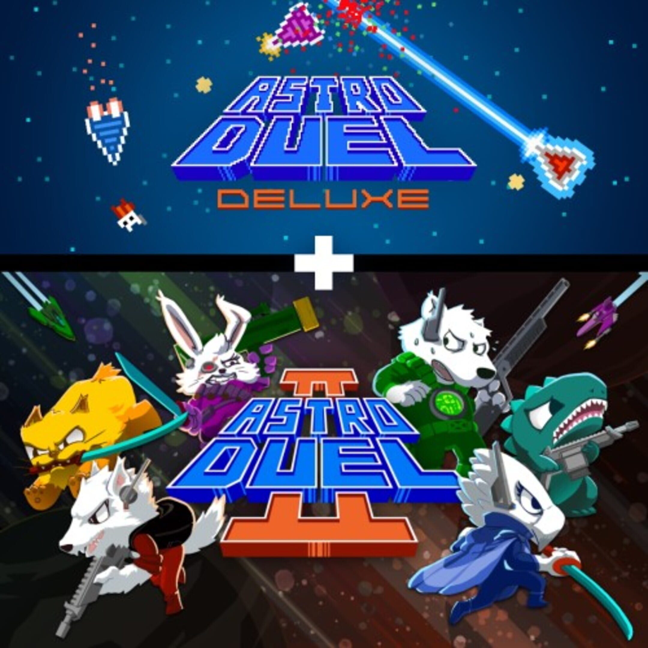 Astro Duel Deluxe + Astro Duel 2 cover