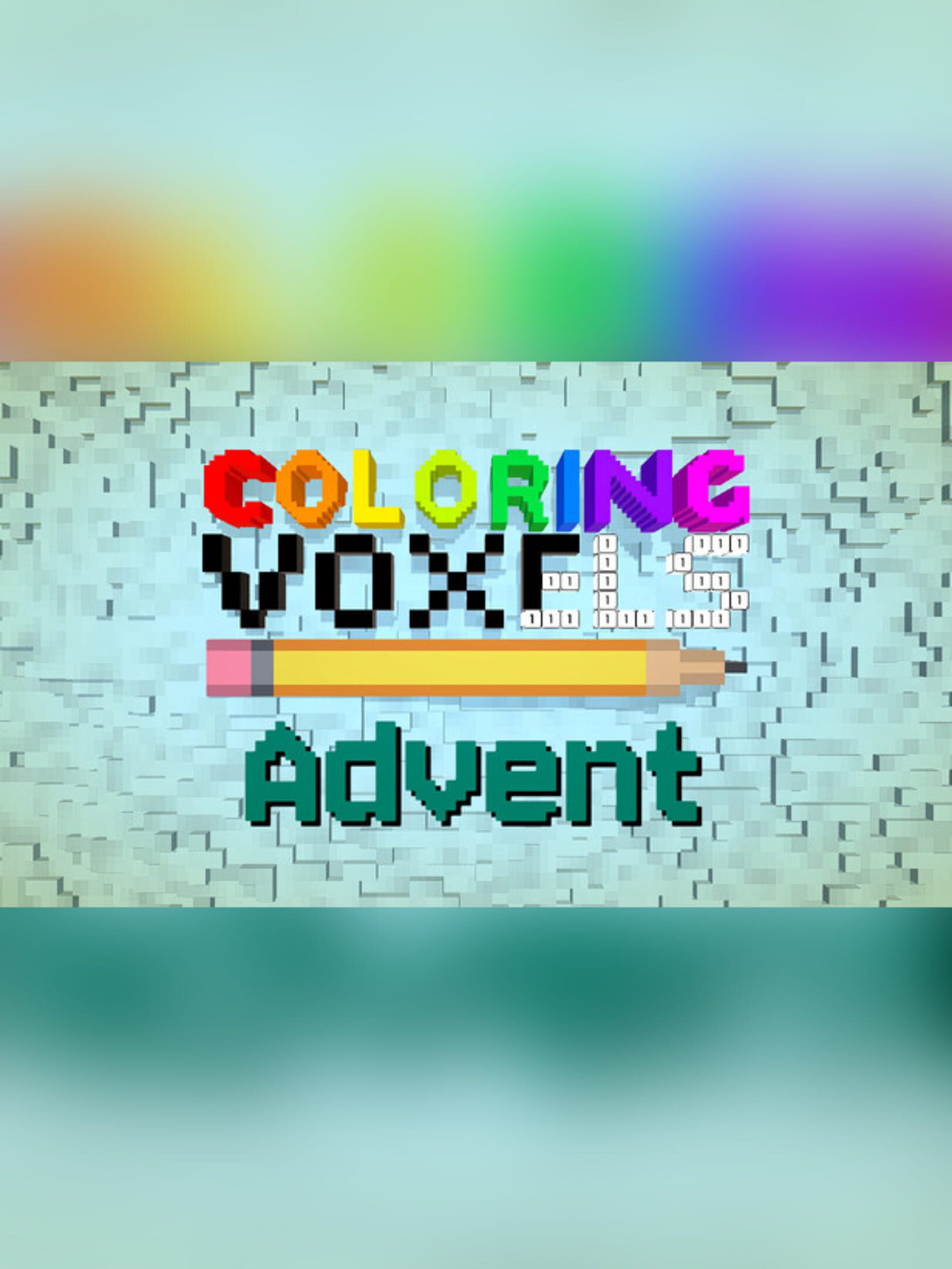 Coloring Voxels: Advent Pack cover