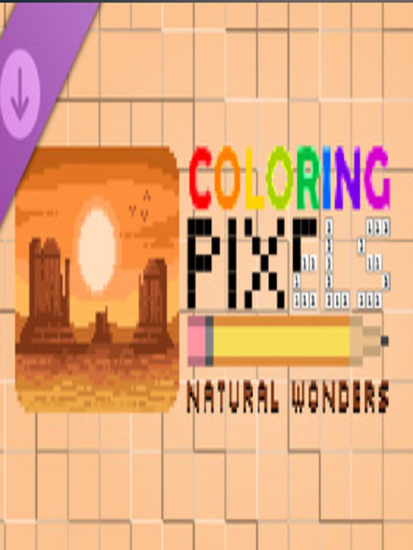 Coloring Pixels: Natural Wonders