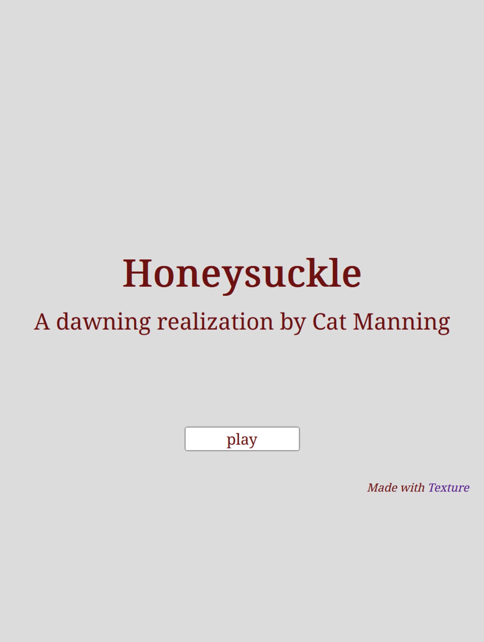 Honeysuckle