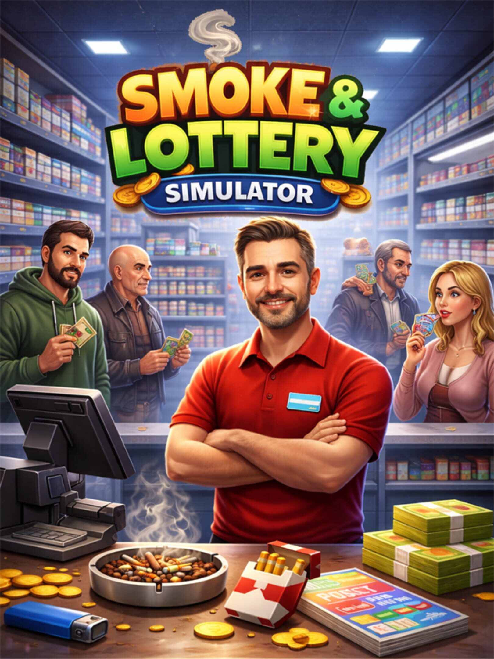 Smoke & Lottery Simulator cover
