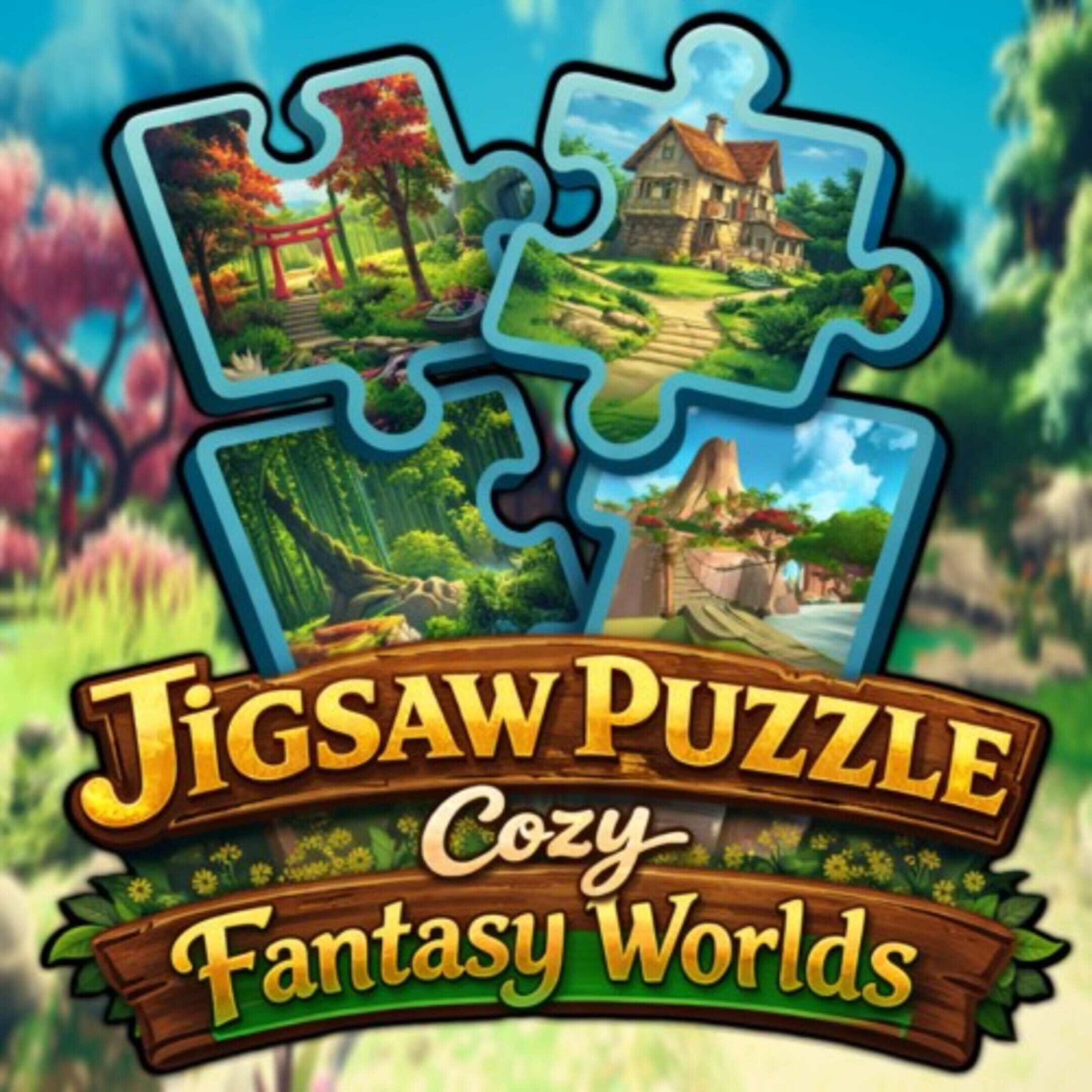 Jigsaw Puzzle: Cozy Fantasy Worlds cover