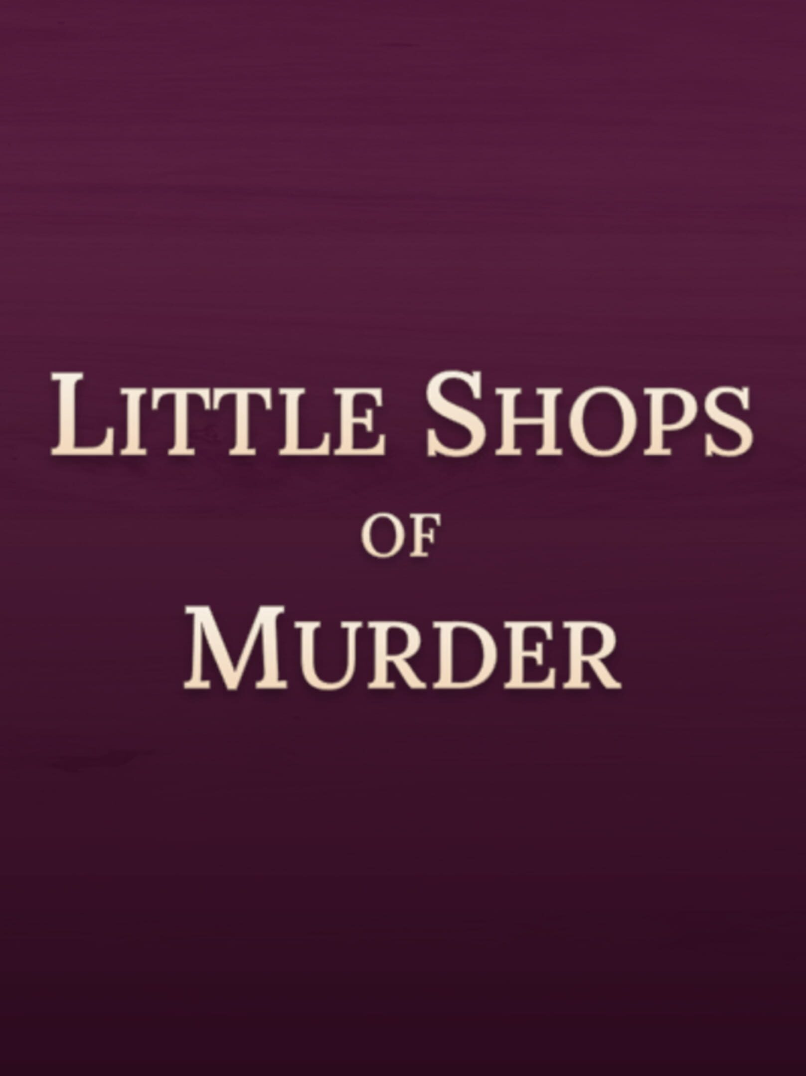 Little Shops of Murder cover