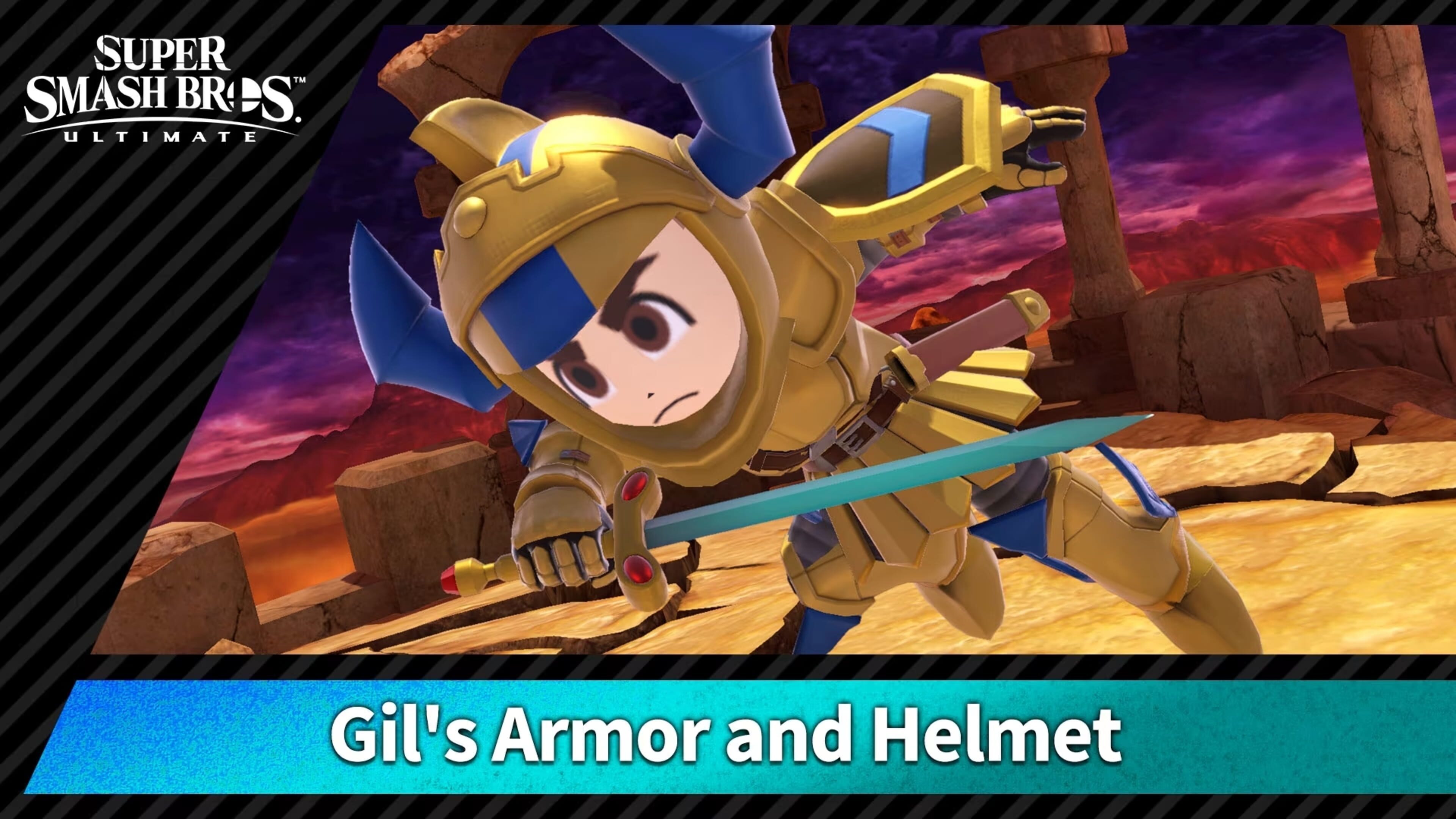 Super Smash Bros. Ultimate: Gil's Armor and Helmet