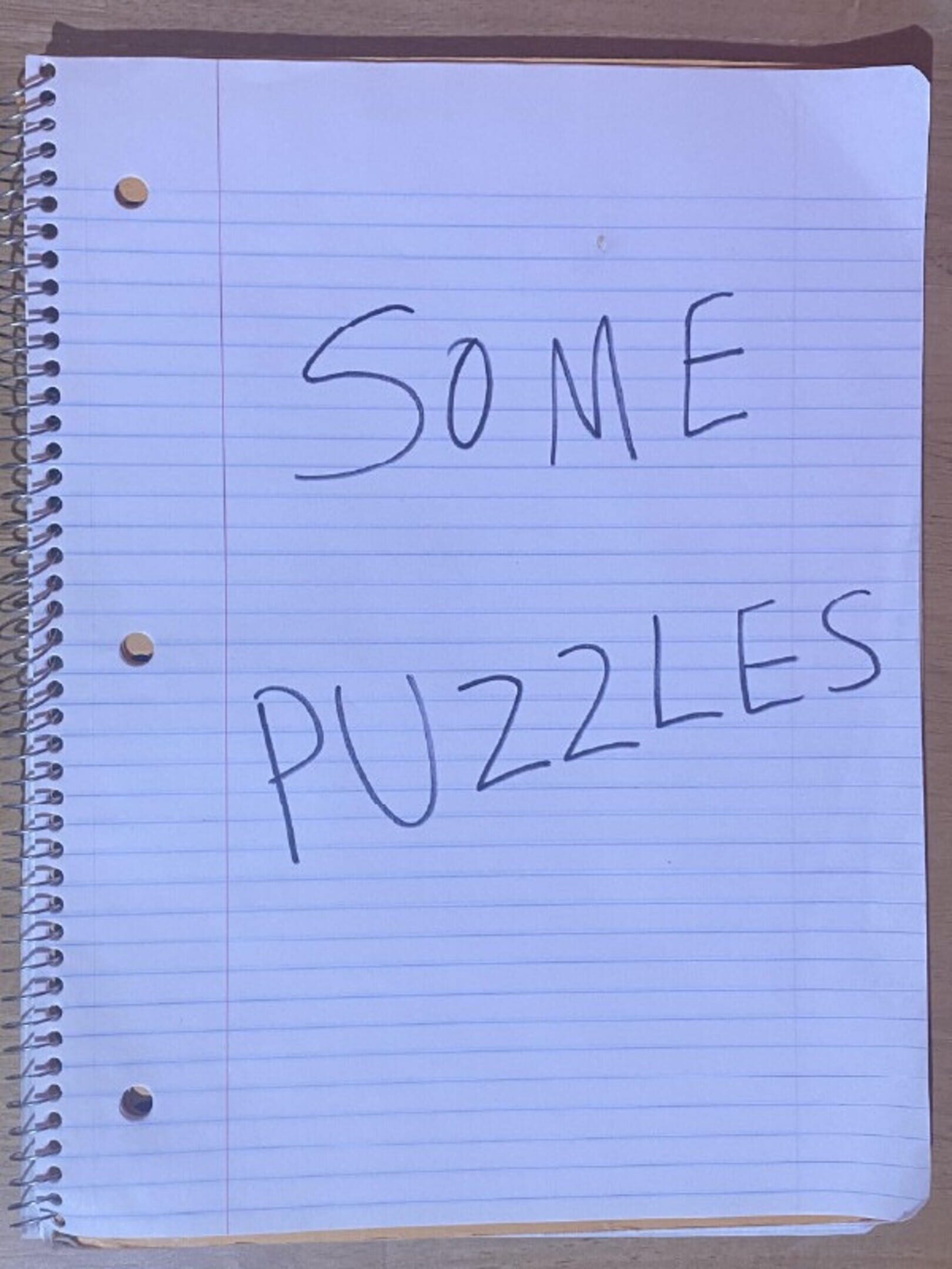 Some Puzzles